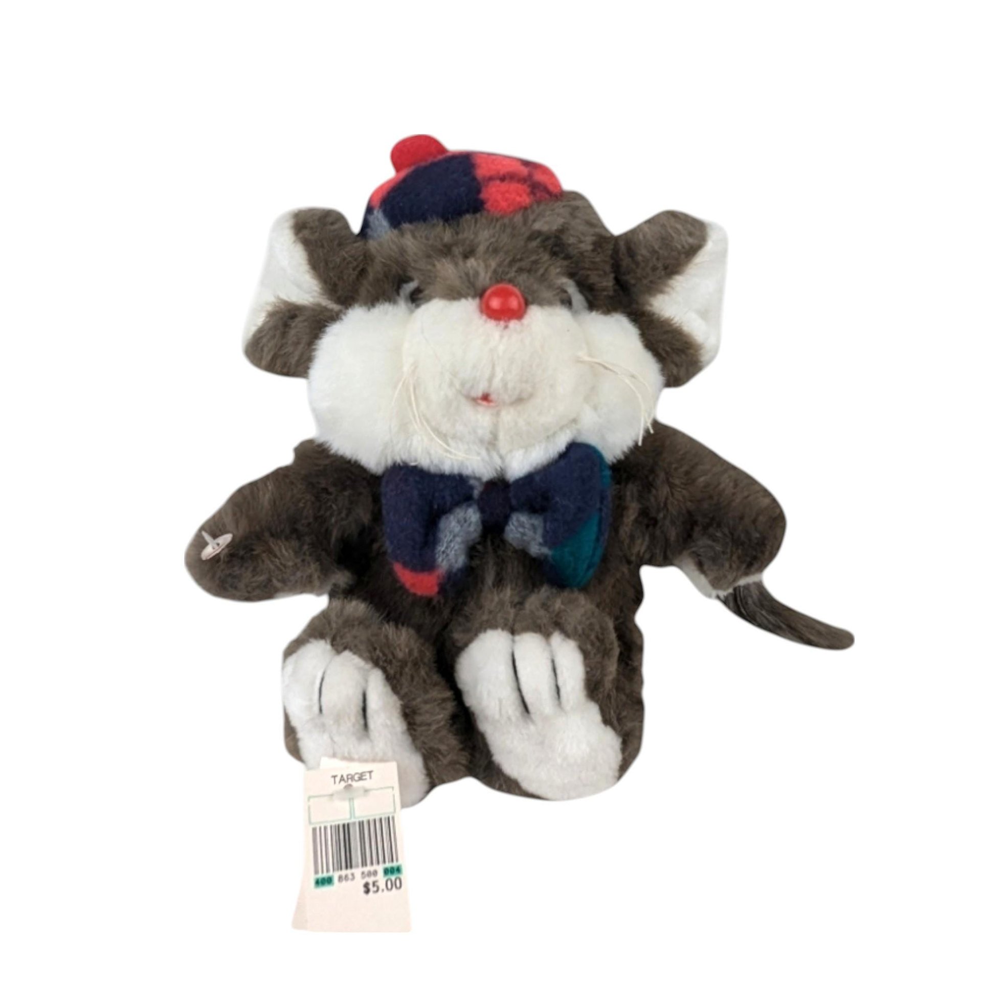 Vintage Target Dayton Lil' Tweaks Christmas Mouse Plush, 9" Holiday Stuffed Animal, Collectible Plush Toy, Gift for Collector