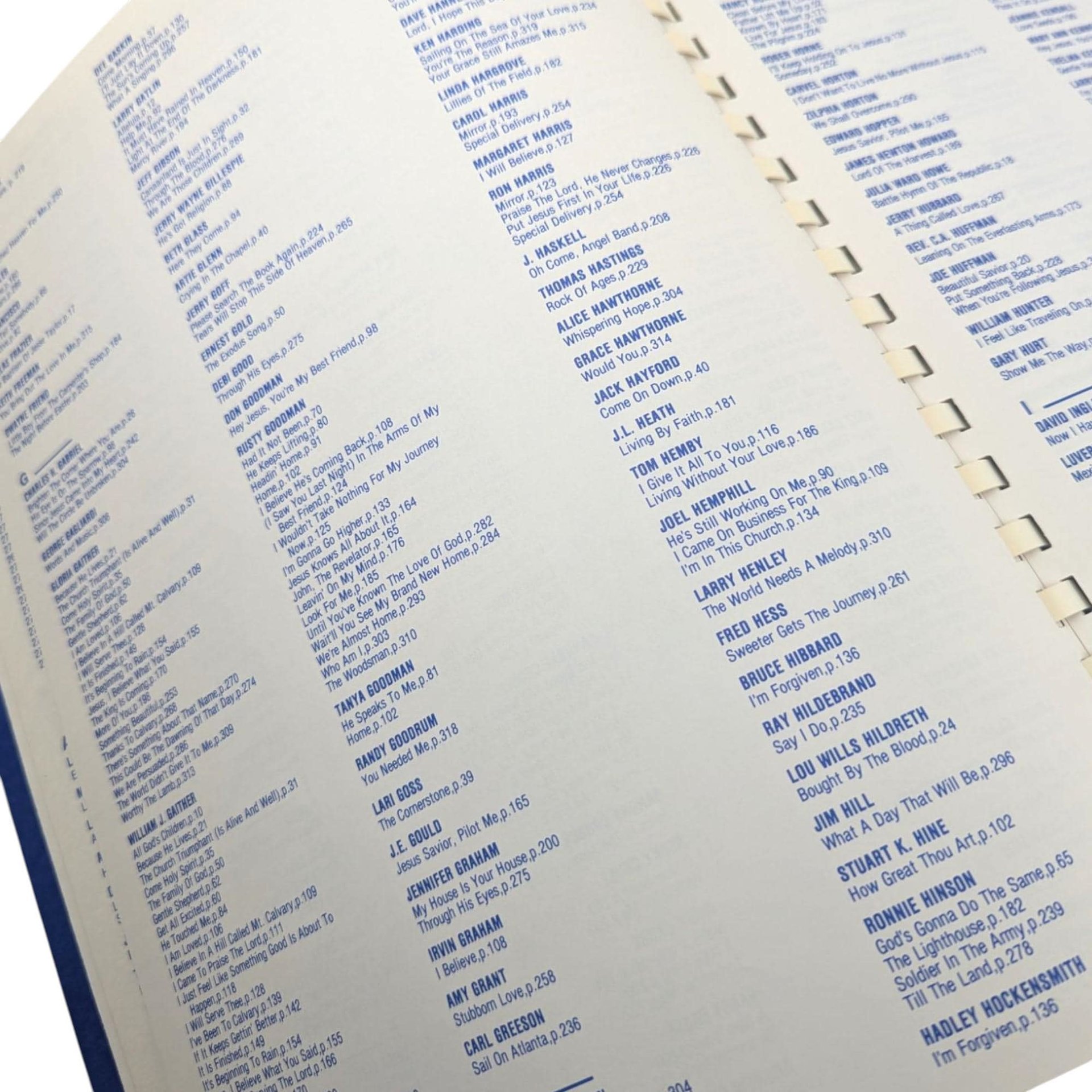 Vintage 1983 Gospel Songbook: Christian Hymnal with Over 500 Songs