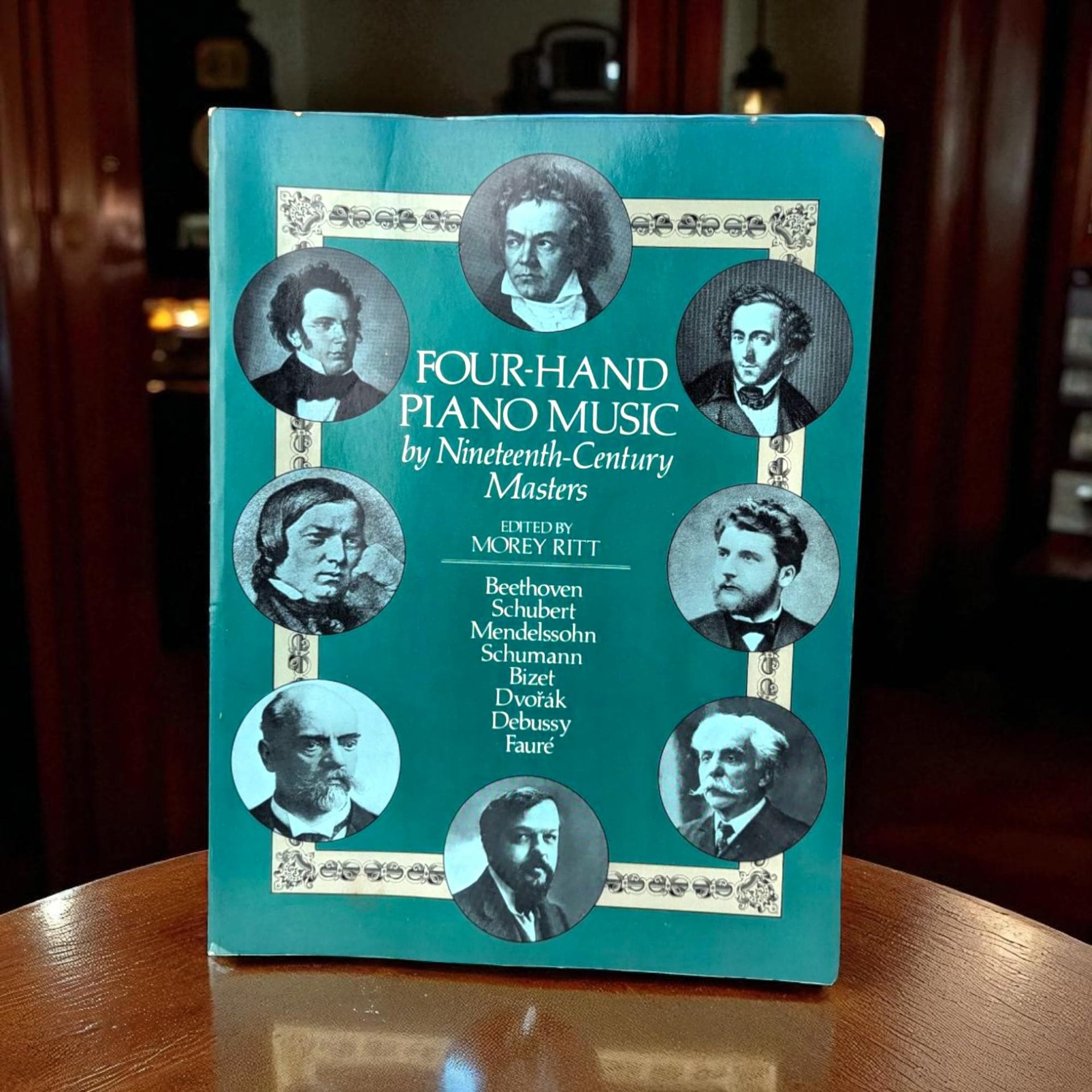 19th Century Piano Music Book: Four-Hand Scores by Masters
