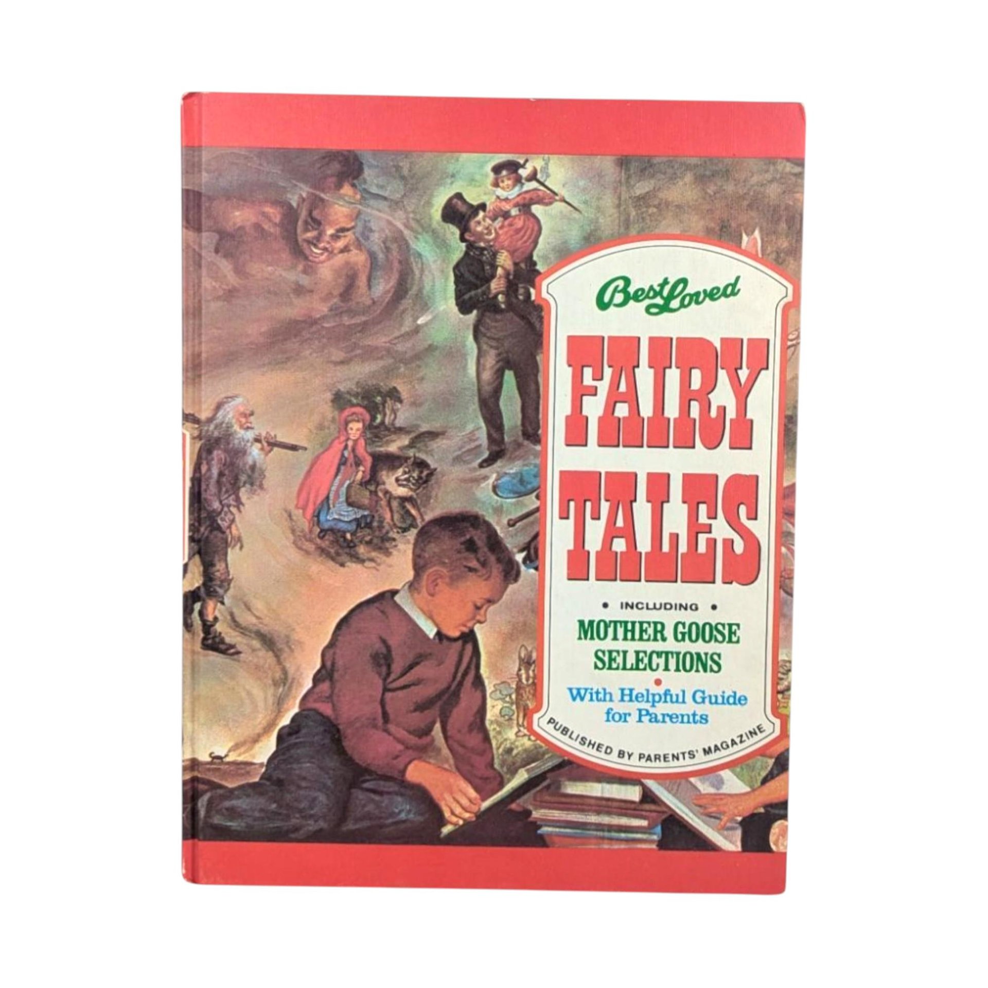 Vintage 1974 Best Loved Fairy Tales Hardcover: Mother Goose Children's Bedtime Storybook