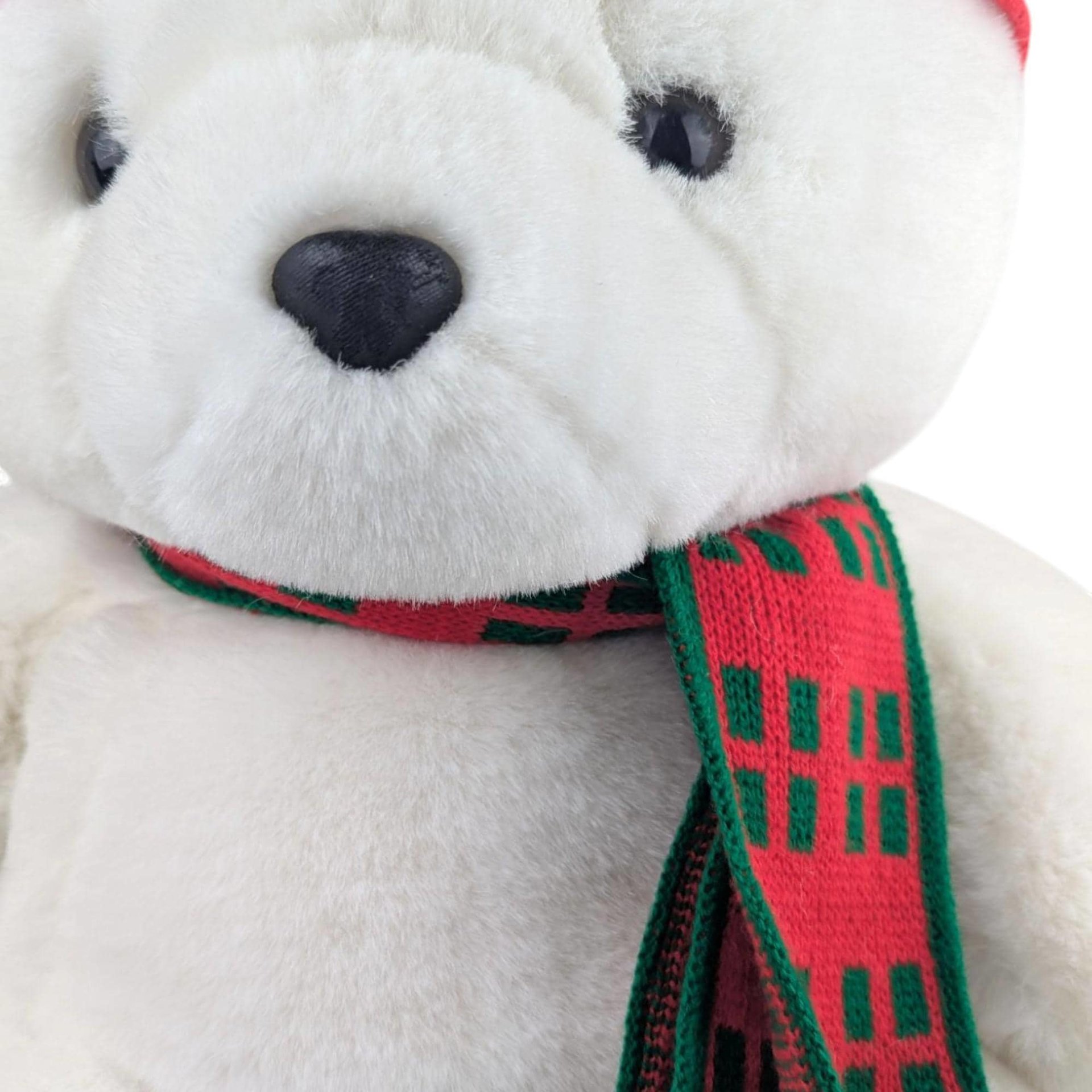 Vintage 1986 Santa Bear: Dayton Hudson Department Store Christmas Plush