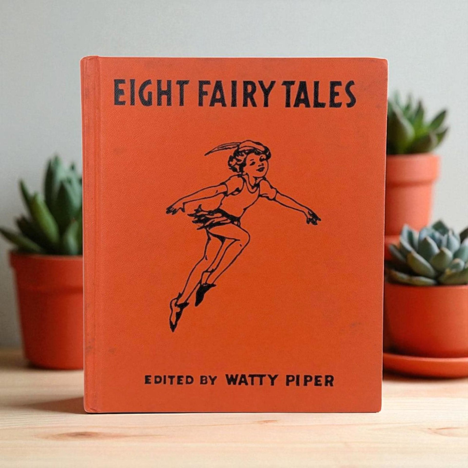 1938 Eight Fairy Tales: Vintage Children's Book, Illustrated Stories