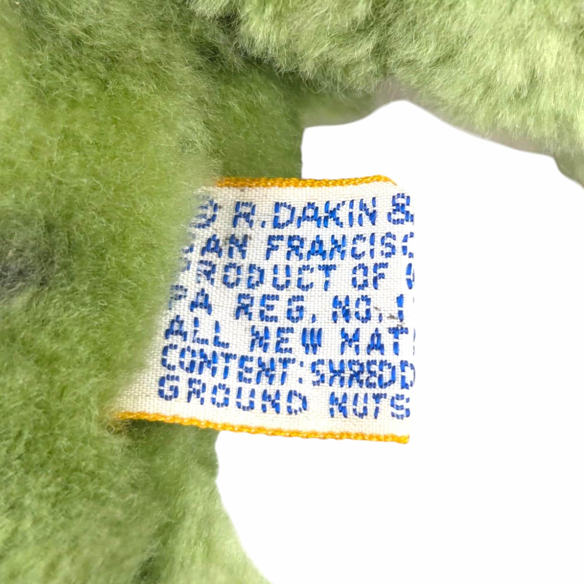 Vintage 1976 Dakin Plush Spotted Frog: Collectible Stuffed Animal