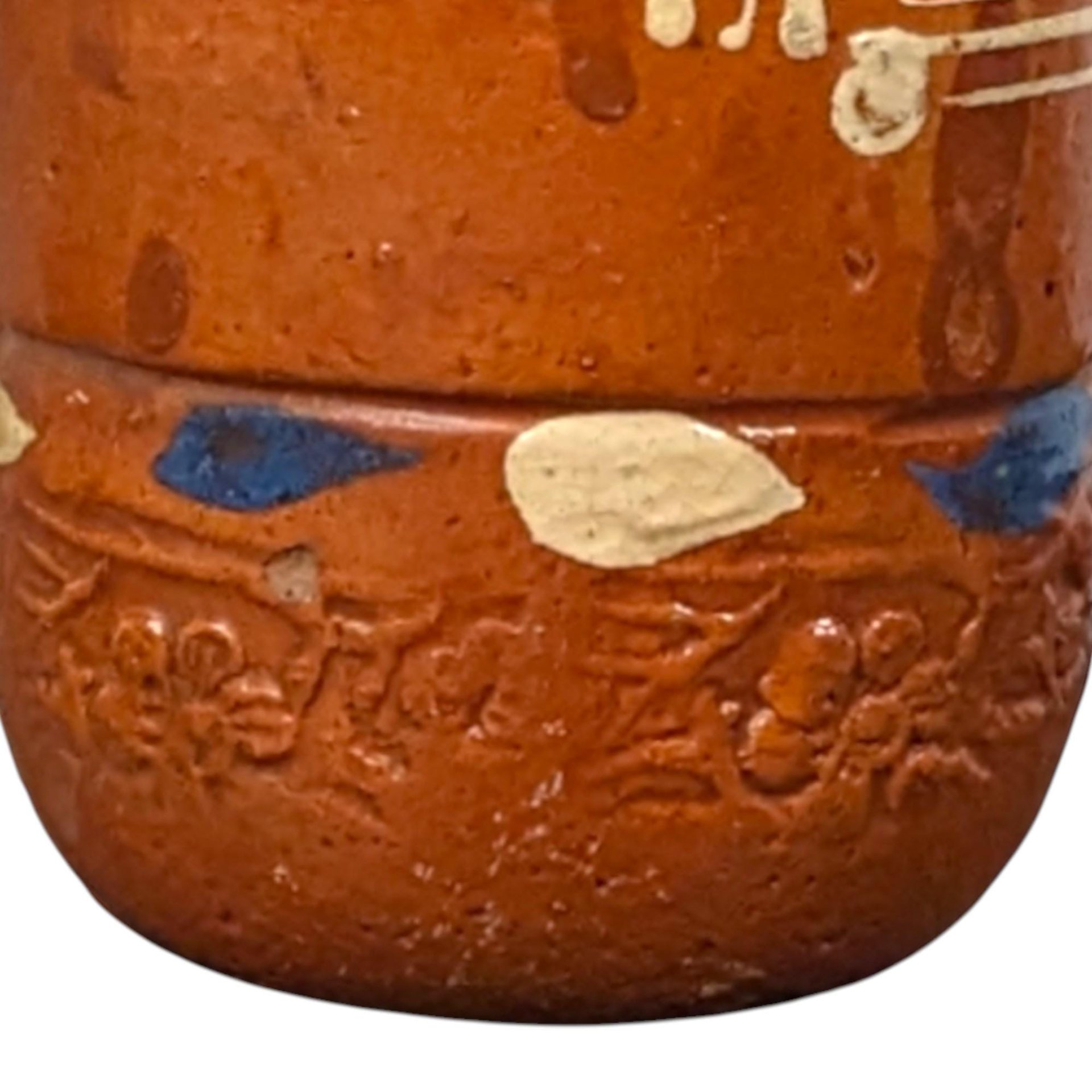 Handmade Pottery Mug: Rustic Southwestern Decor, 4 Inches Tall