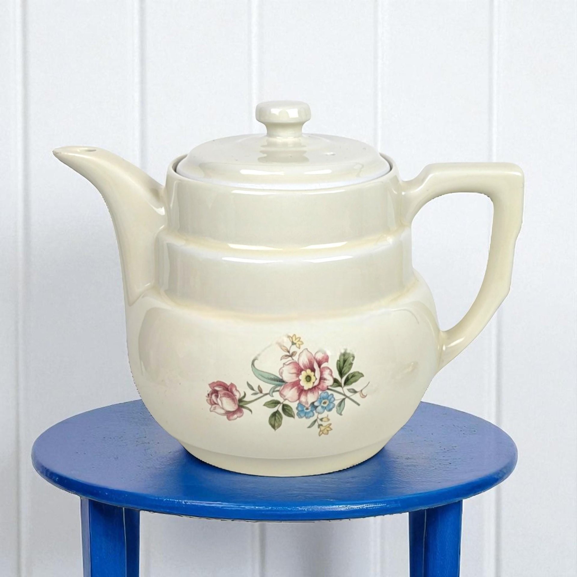Vintage Hall China Rambling Rose Coffee Pot Decor: Drip-O-lator