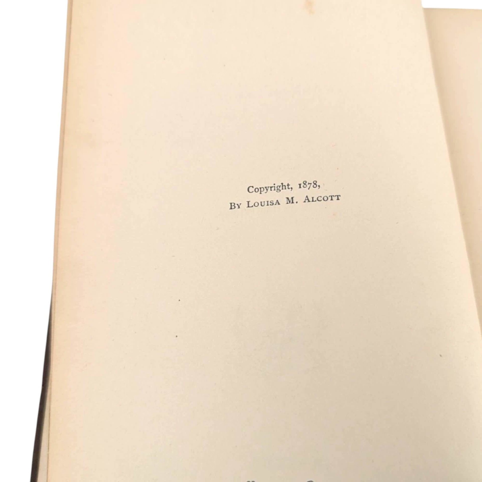 Antique "Under the Lilacs" Book by Louisa May Alcott - 1878 Collectible Classic