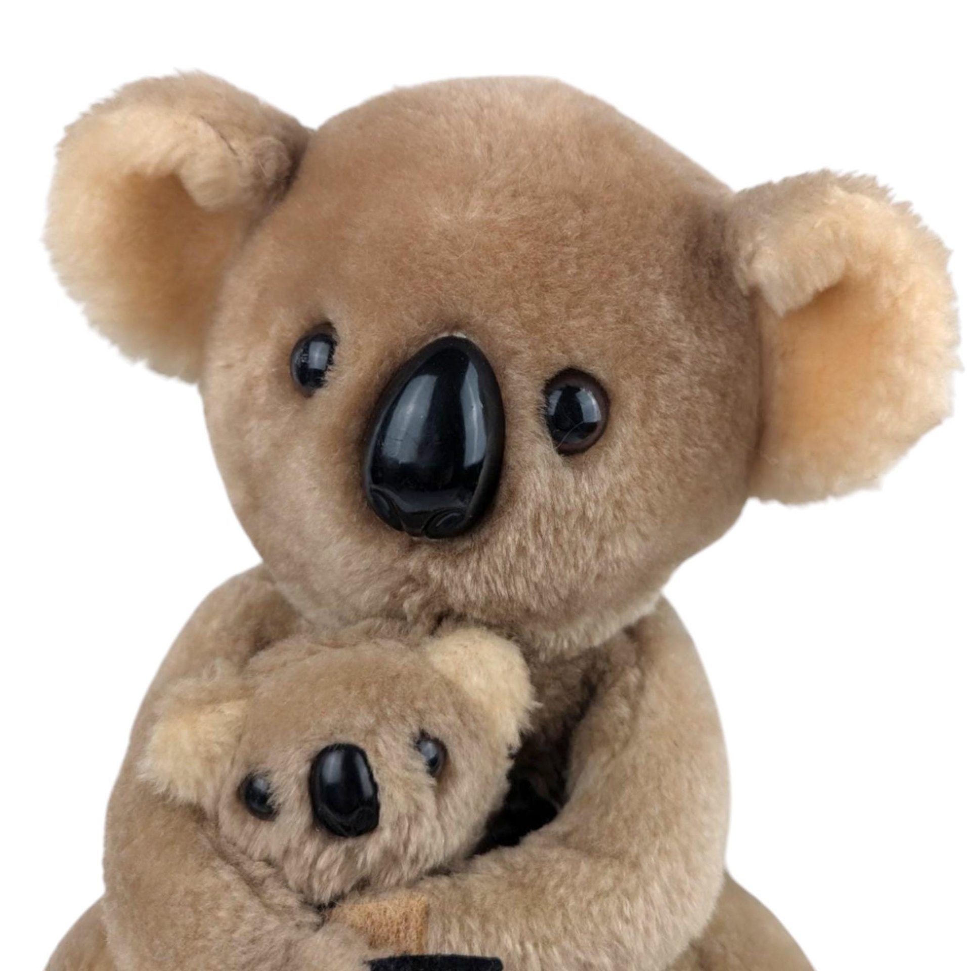 Vintage 1978 Dakin Koala Plush with Baby: Mama & Baby Stuffed Animal