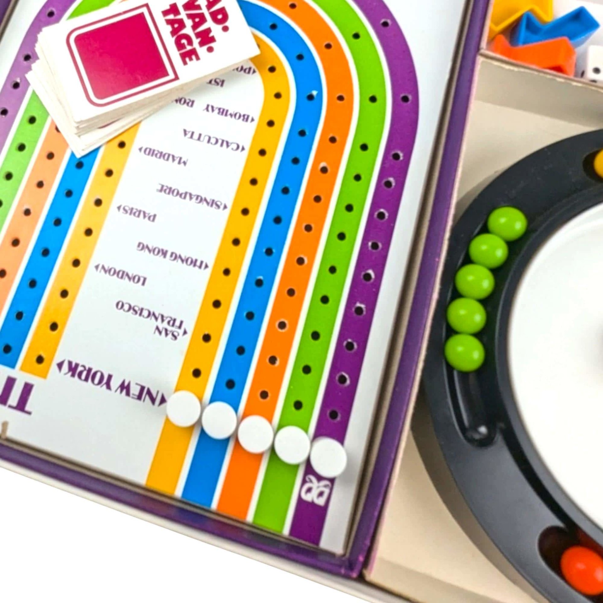 Vintage 1975 The Magnificent Race Game by Parker Brothers | Retro Family Board Game | Missing 1 Arrow | Fun for Collectors