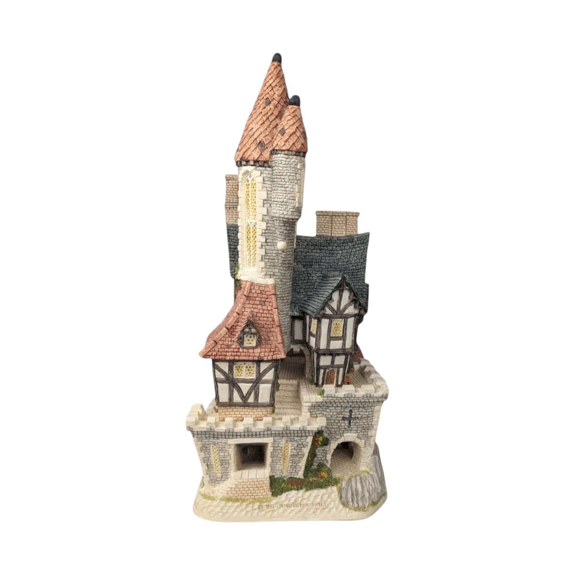David Winter "Castle in the Air" Figurine: Signed 1991 Fantasy Cottage