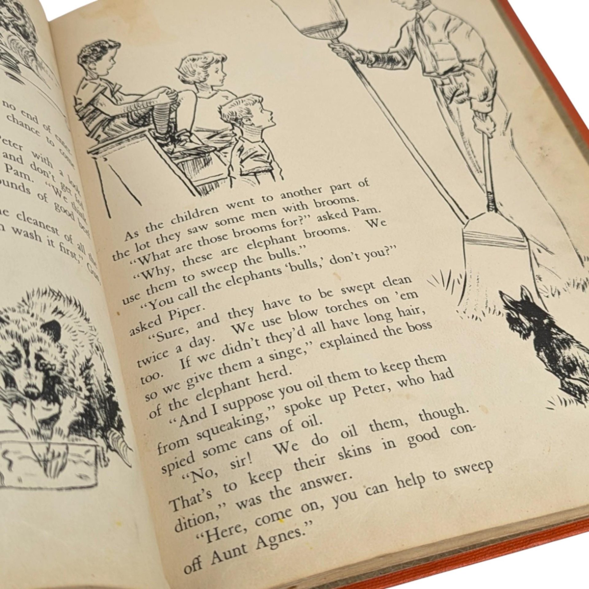 1938 3 Rings A Circus Book by Paul Brown, Vintage Children's Literature, Collectible Illustrated Book, Gift for Child, Circus Lover