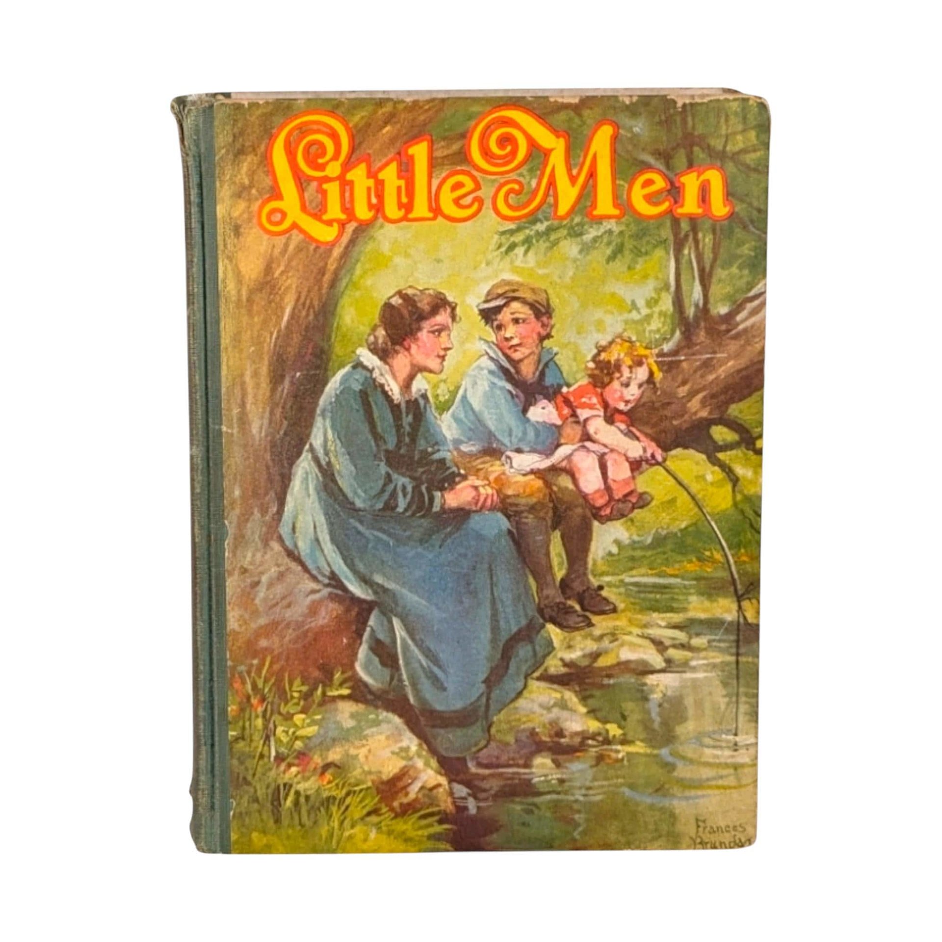 1928 Little Men by Louisa May Alcott, Saalfield Publishing, Vintage Children's Literature, Collectible Book, Gift for Reader