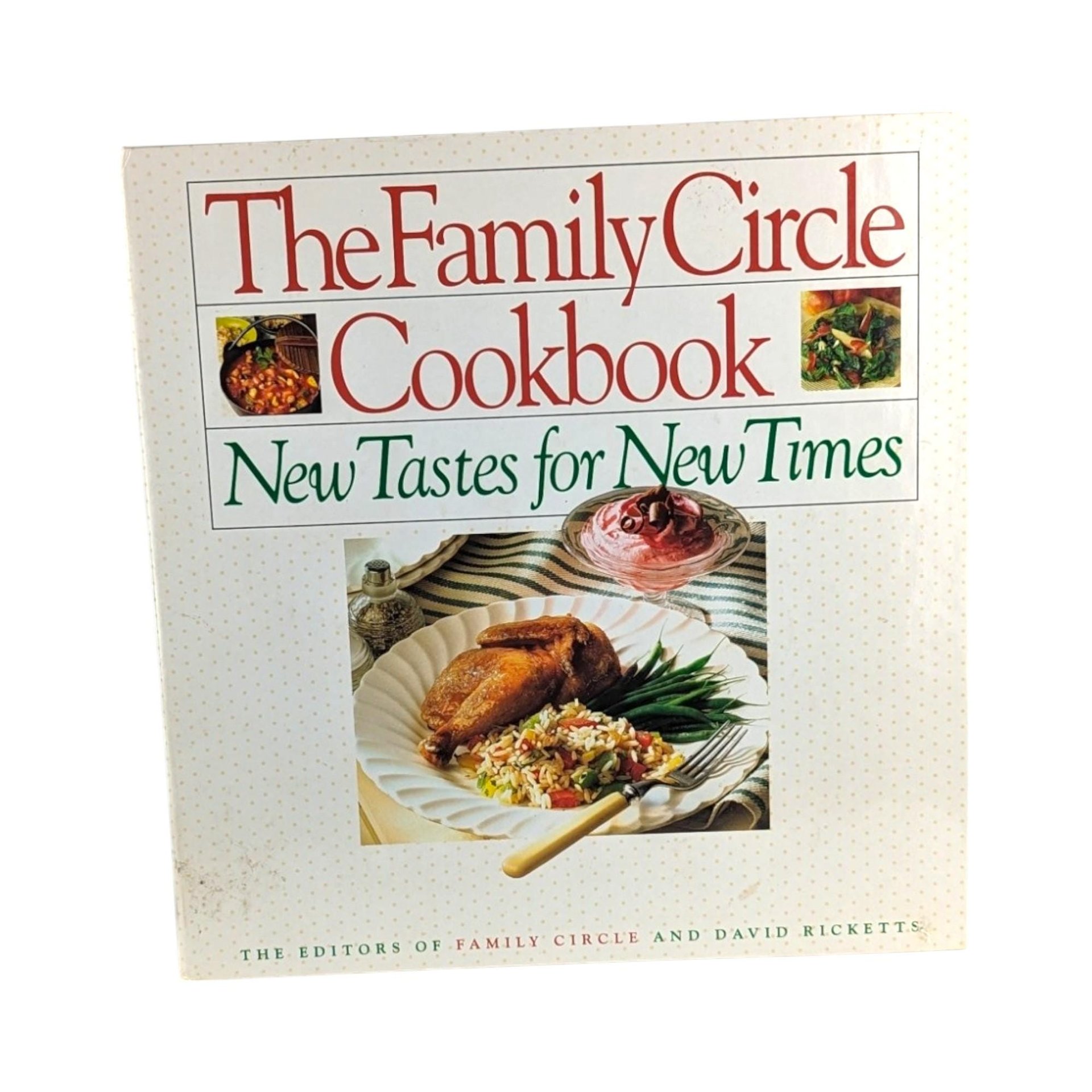 Vintage Family Circle Cookbook Lot, 1960s Ground Beef Recipes, 1972 Illustrated Cooking, 1992 New Tastes, Cookbooks for Home Chefs