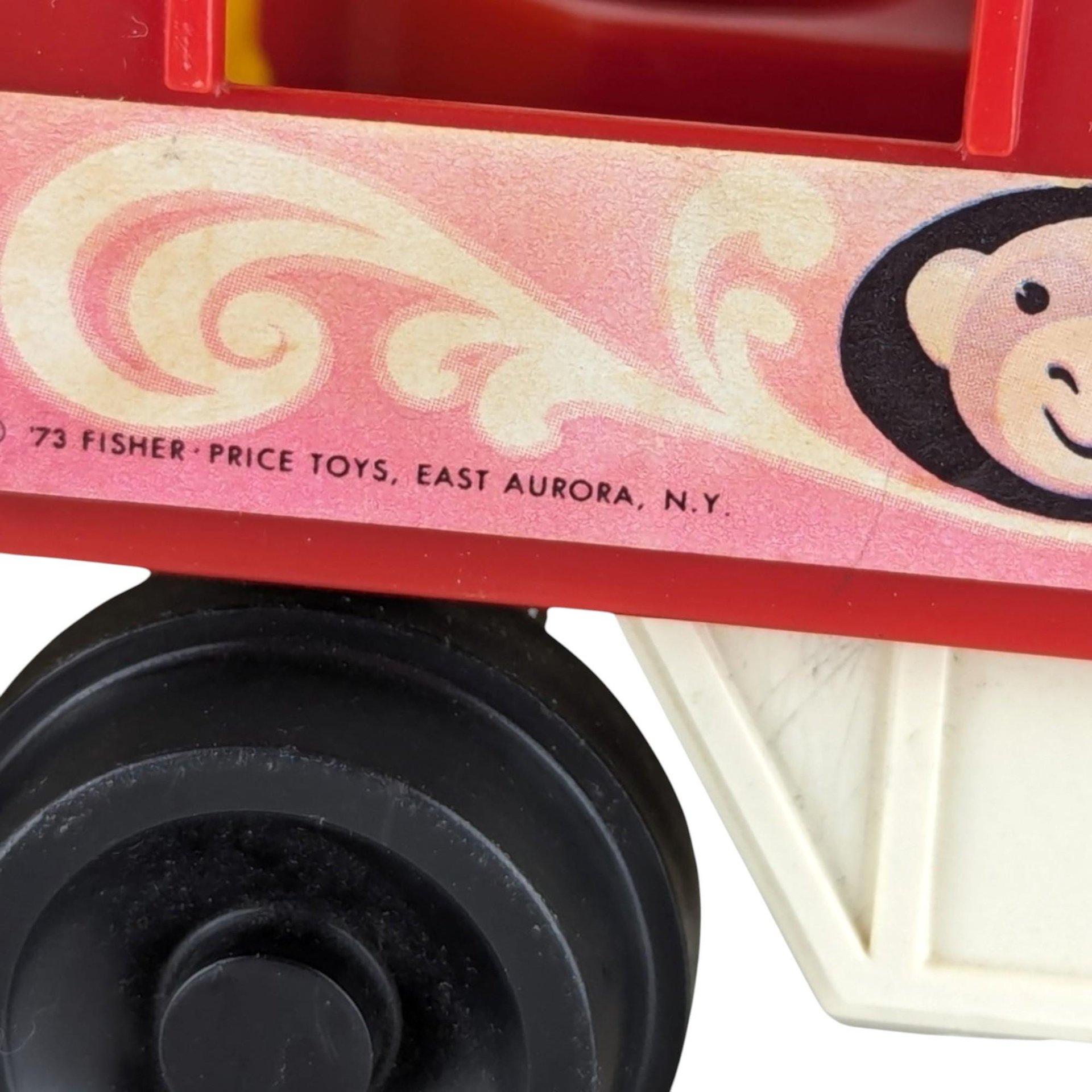 Vintage Fisher Price Little People Train, 3-Piece Train Set, 1973 Little People, Toy Train, Collectible Toy, Preschool Toy