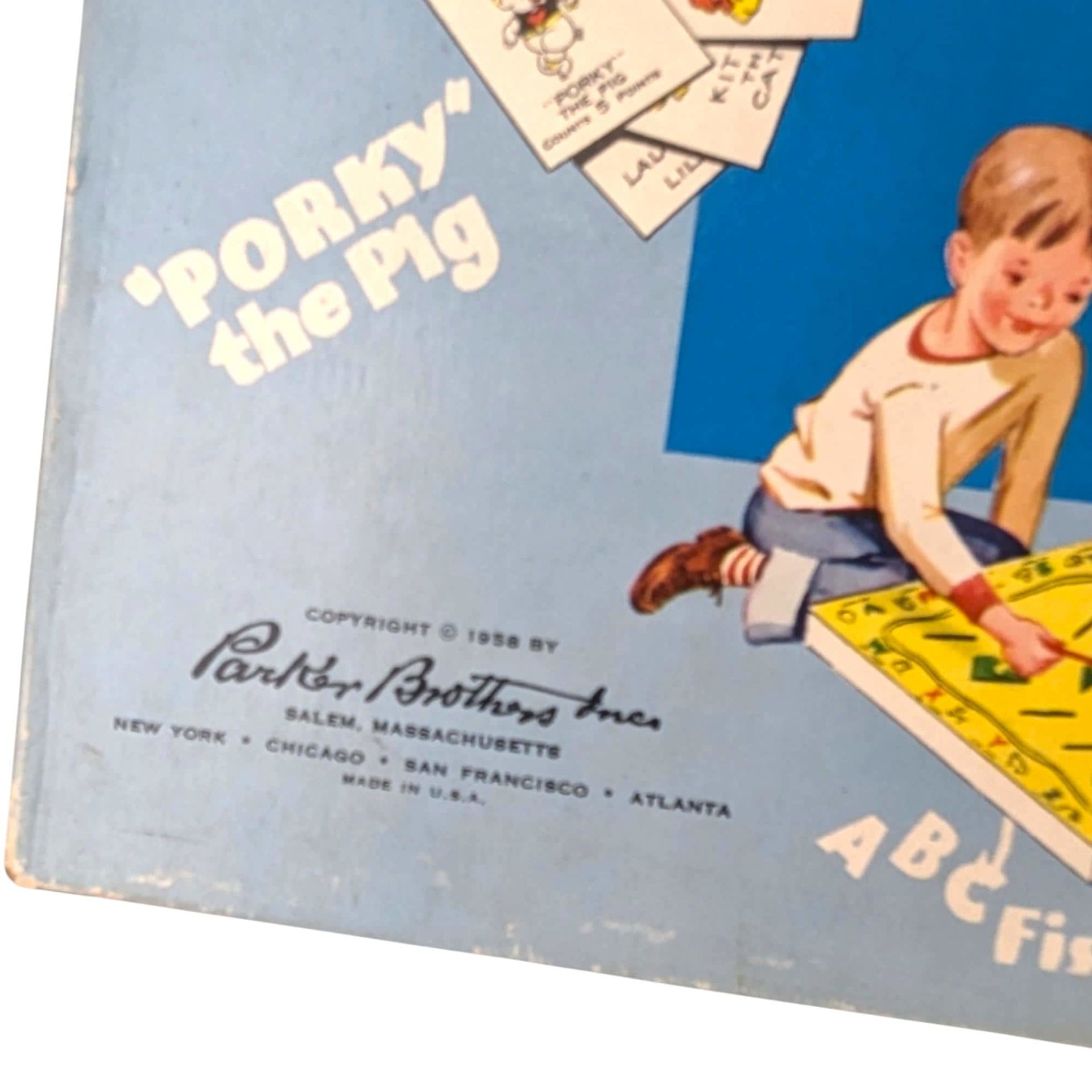 1958 Vintage Children's Hour Game, Parker Brothers Game, Complete Family Game, Collectible Board Game, Gift for Game Collectors