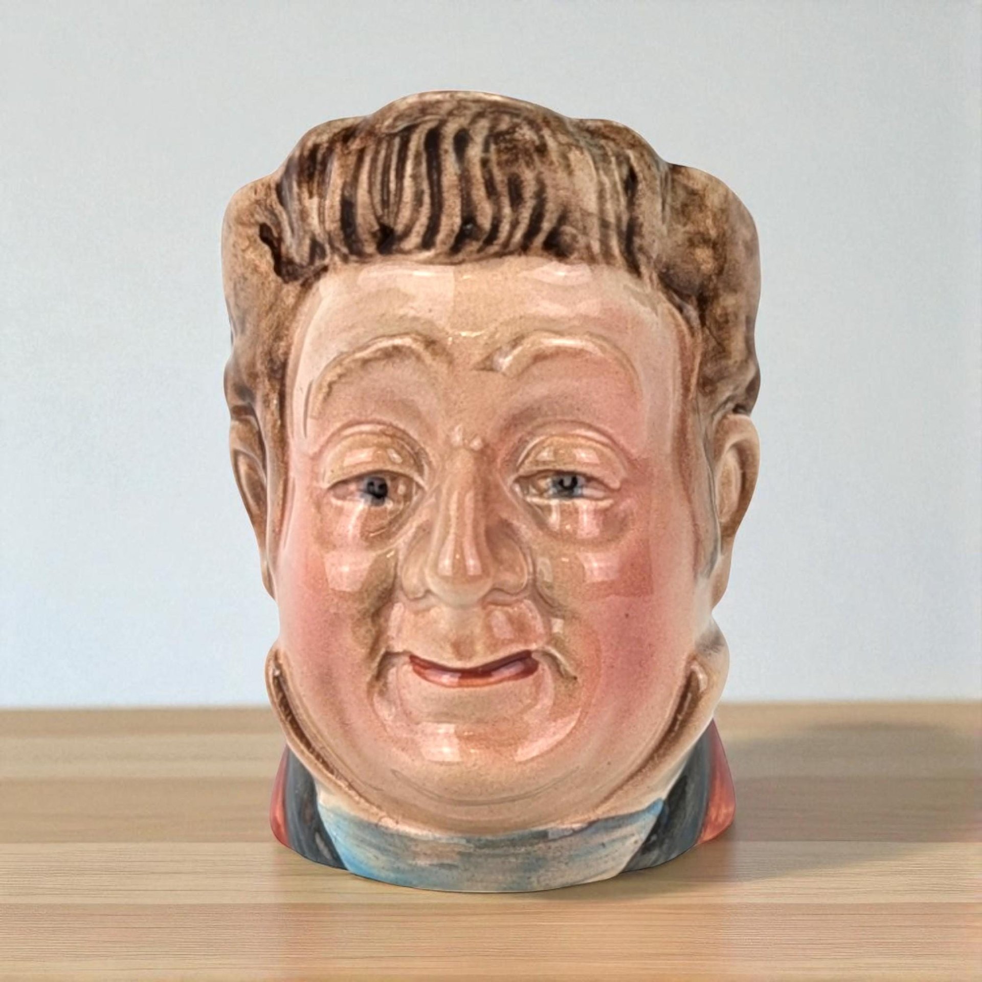 Vintage Beswick Mr. Pecksniff Toby Mug, Ceramic Character Jug, Dickens Collectible, Gift for Collector, 3.5 Inches