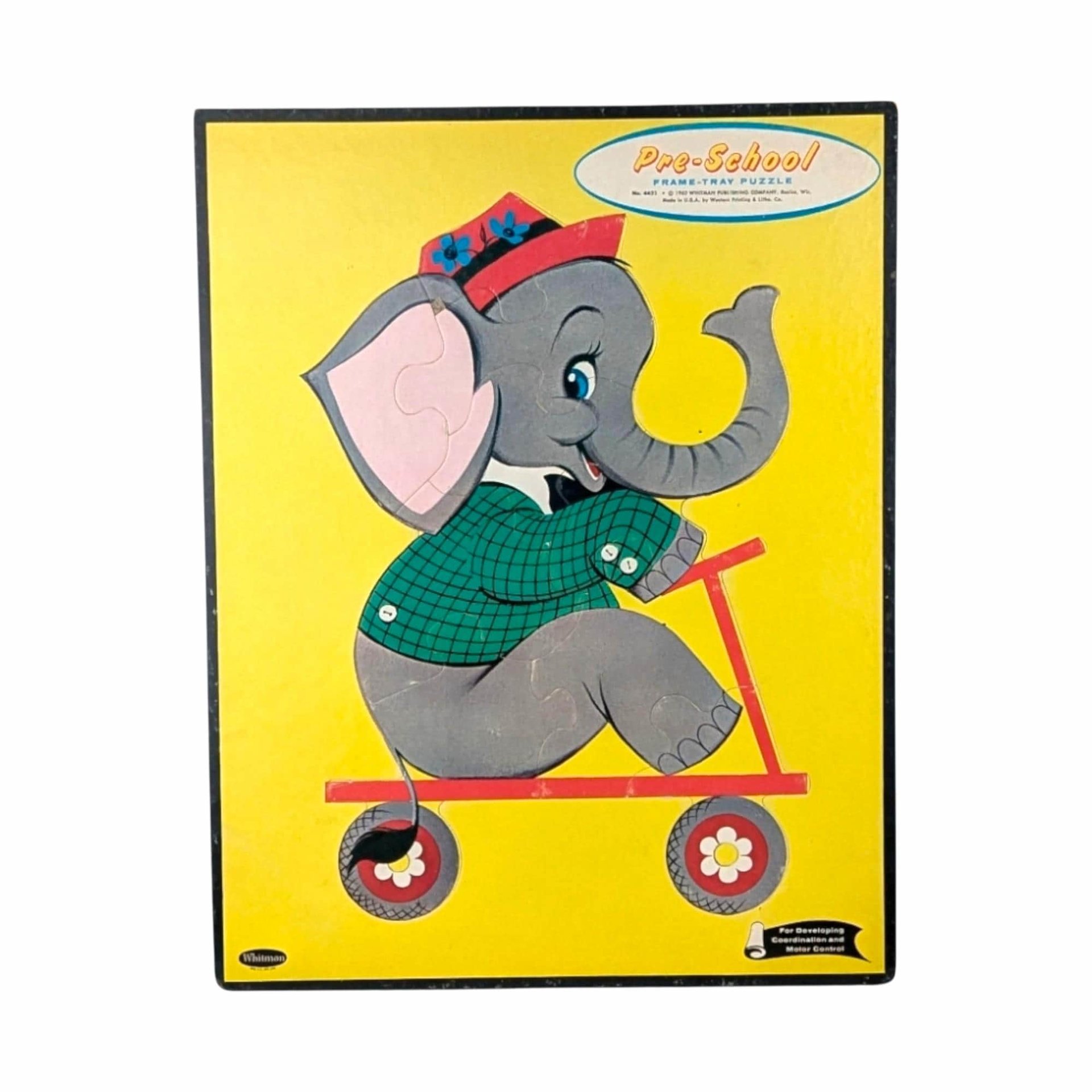 Vintage Preschool Tray Puzzles, 1960s Whitman Circus, Elephant, Kangaroo Puzzles, Jaymar Zorro Puzzle, Kids Room Decor, Nostalgic Toys