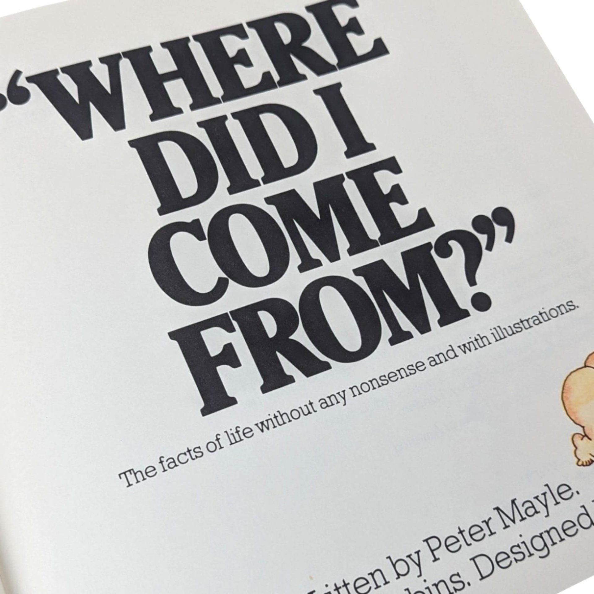 1975 Where Did I Come From and What's Happening to Me by Peter Mayle, Softcover, Set of 2, Children's Sex Education, Puberty Books, Vintage