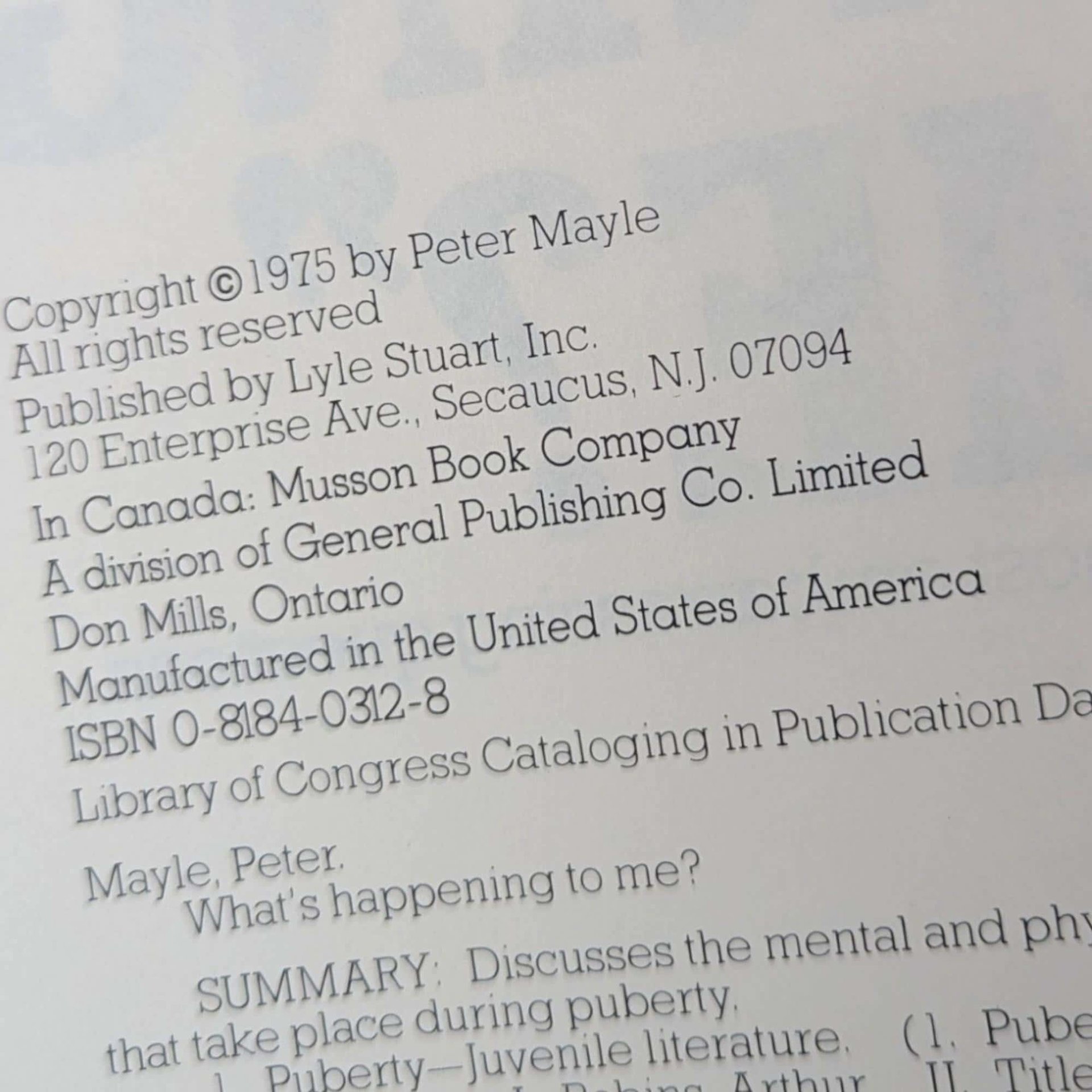 1975 Where Did I Come From and What's Happening to Me by Peter Mayle, Softcover, Set of 2, Children's Sex Education, Puberty Books, Vintage