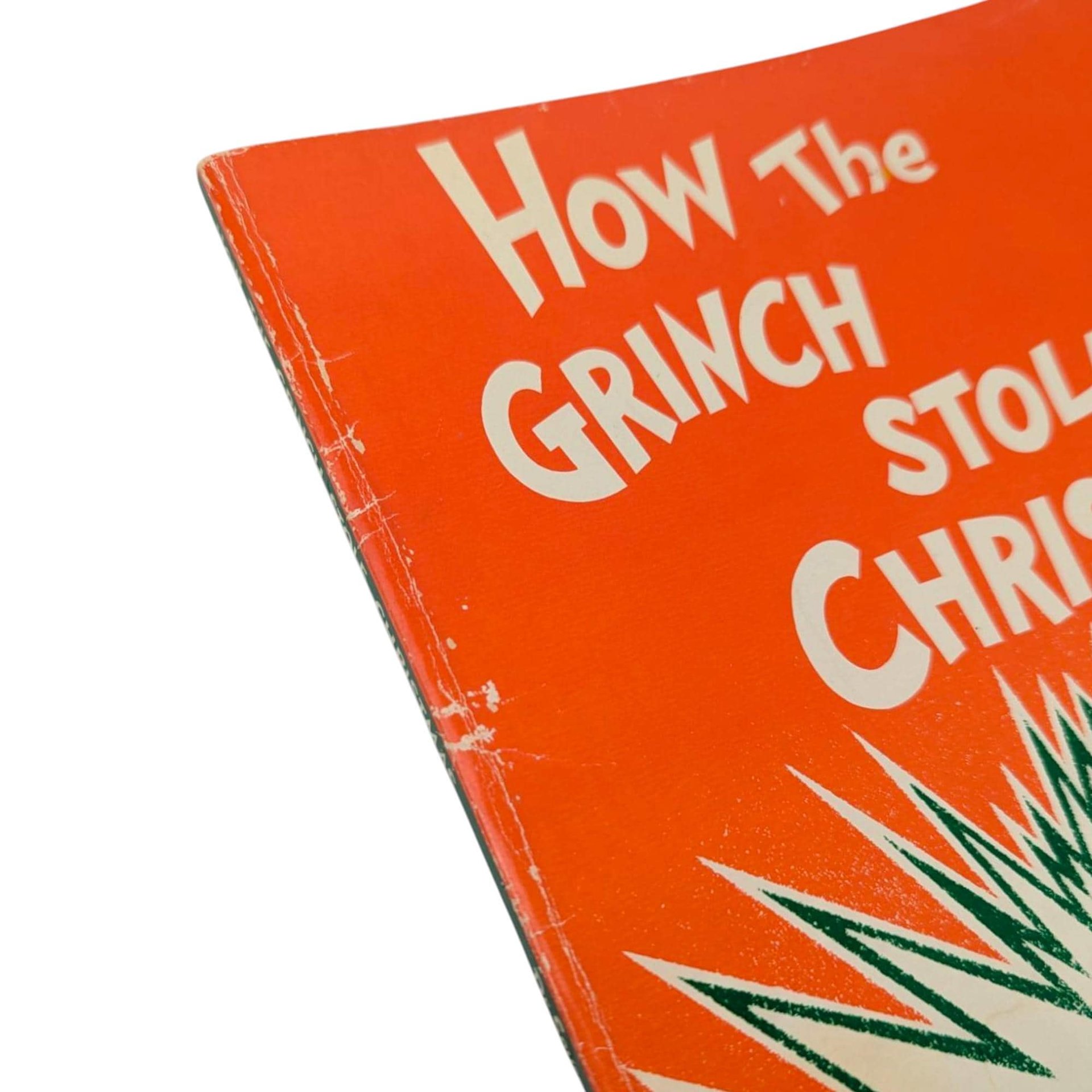 Vintage 1985 How the Grinch Stole Christmas Book, Dr. Seuss Softcover, Holiday Story, Gift for Children