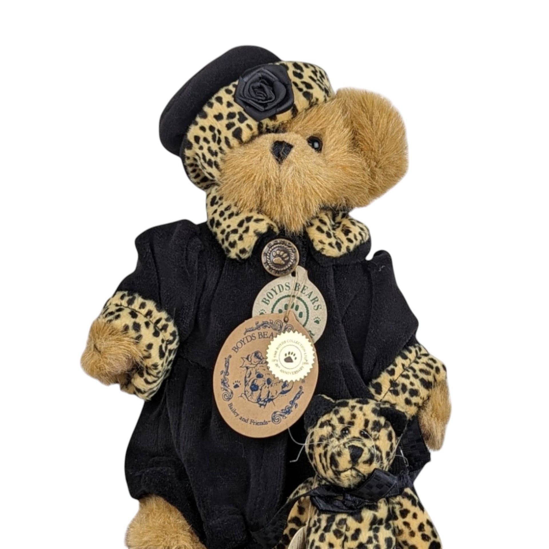 Vintage Boyds Bears Plush Collection, Collectible Boyds Bears, Bailey, Elephant, Pink Dress Bear, Gift for Bear Lovers