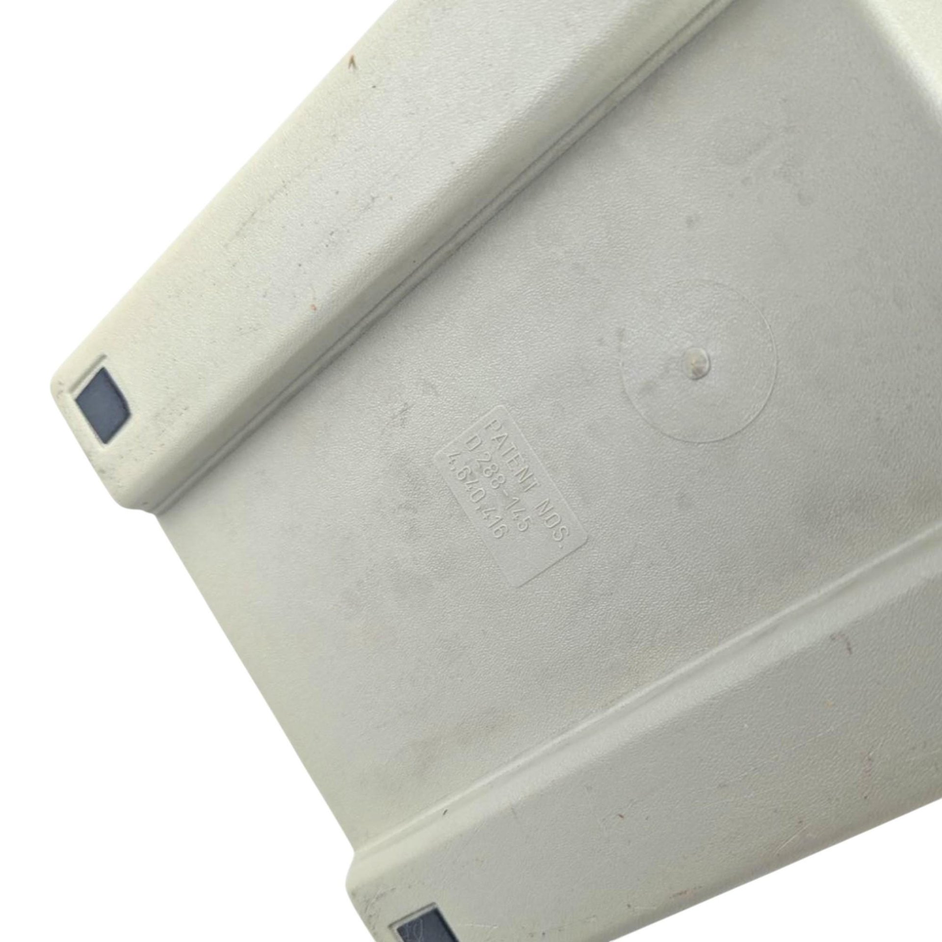 Vintage Amaray Floppy Disk Storage Box: Smoked Lid, 5 Dividers
