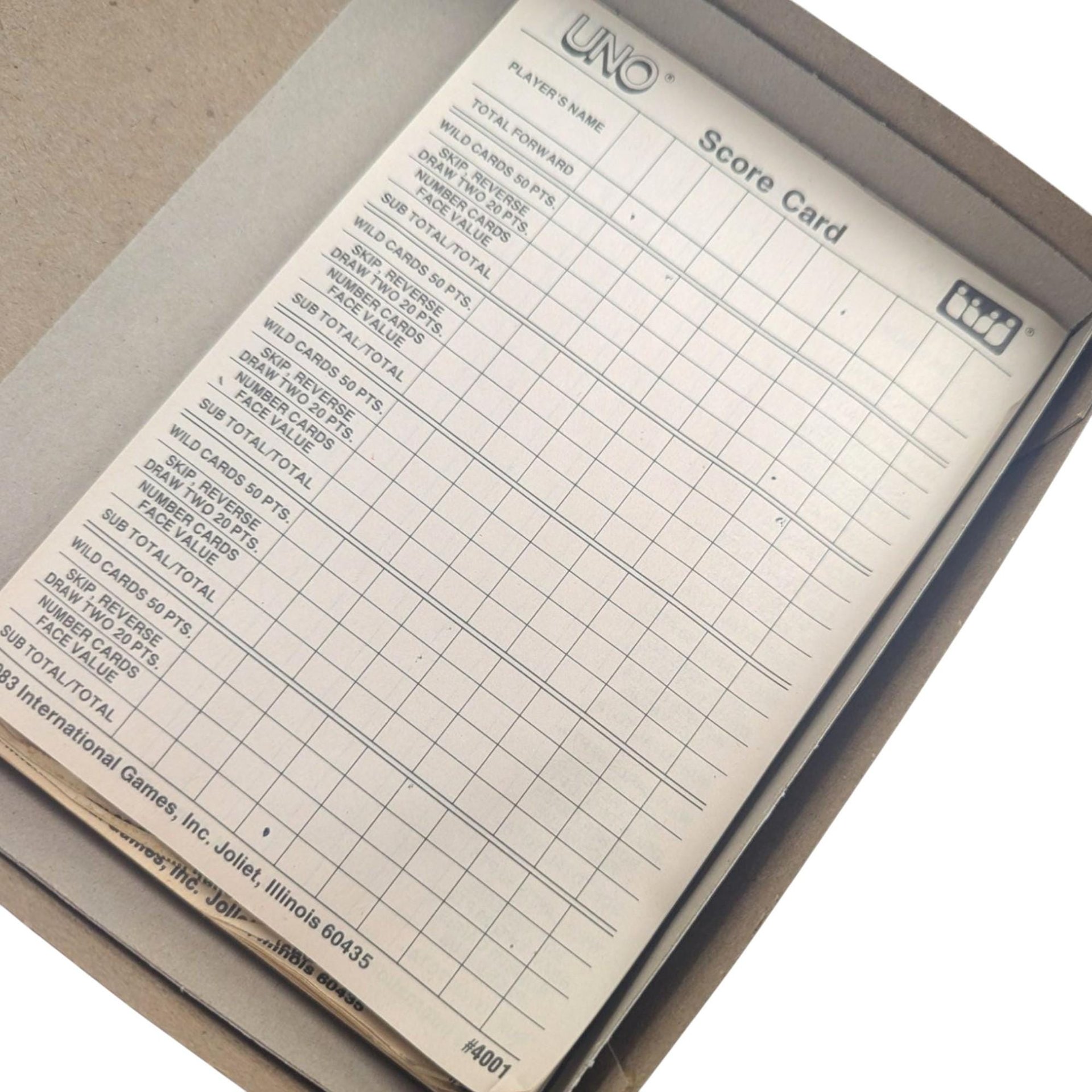 Vintage 1989 Deluxe UNO Card Game: Complete Family Game Night Fun