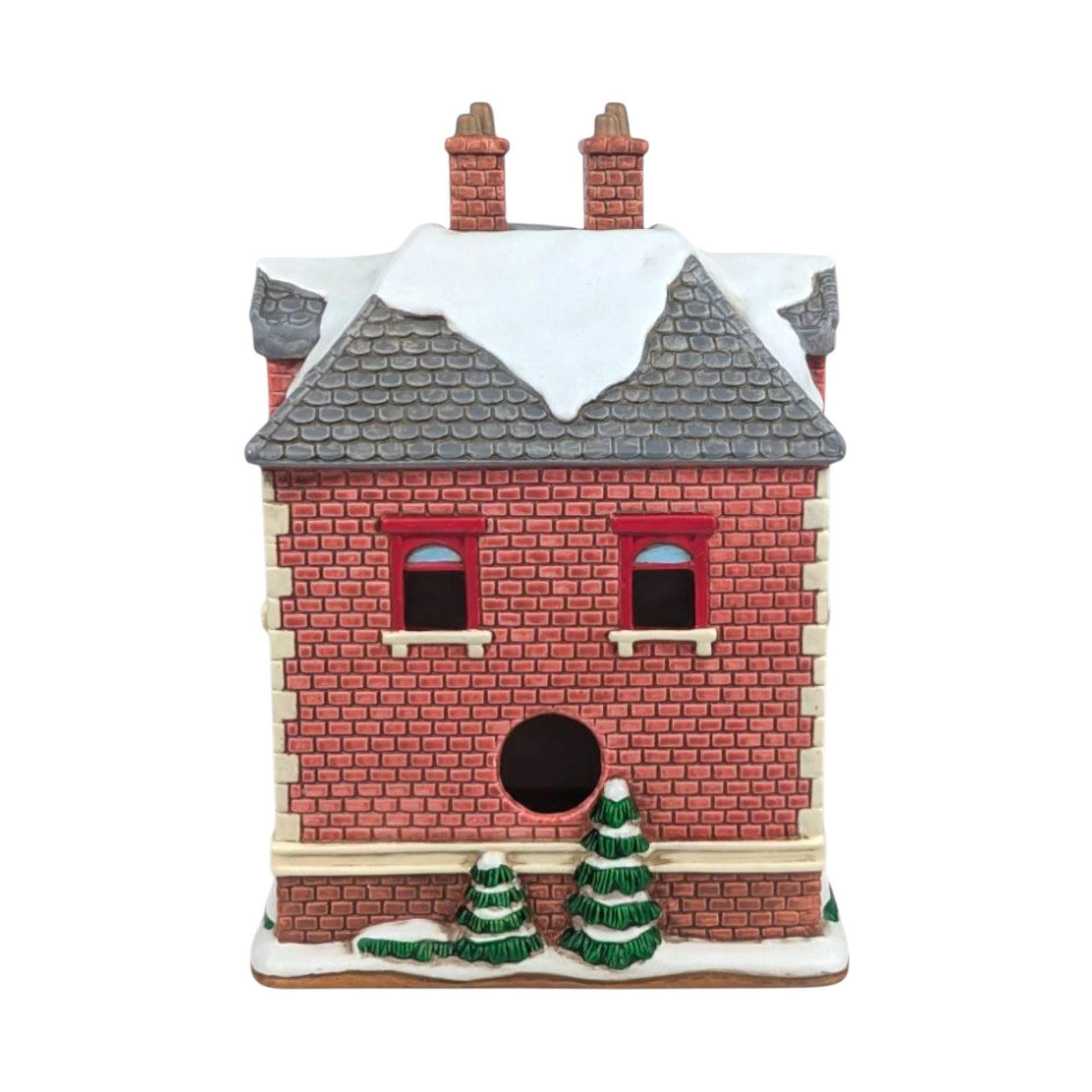 Geo Lefton Doctor's Office Light Up Village House - 1992 Vintage Christmas Decor