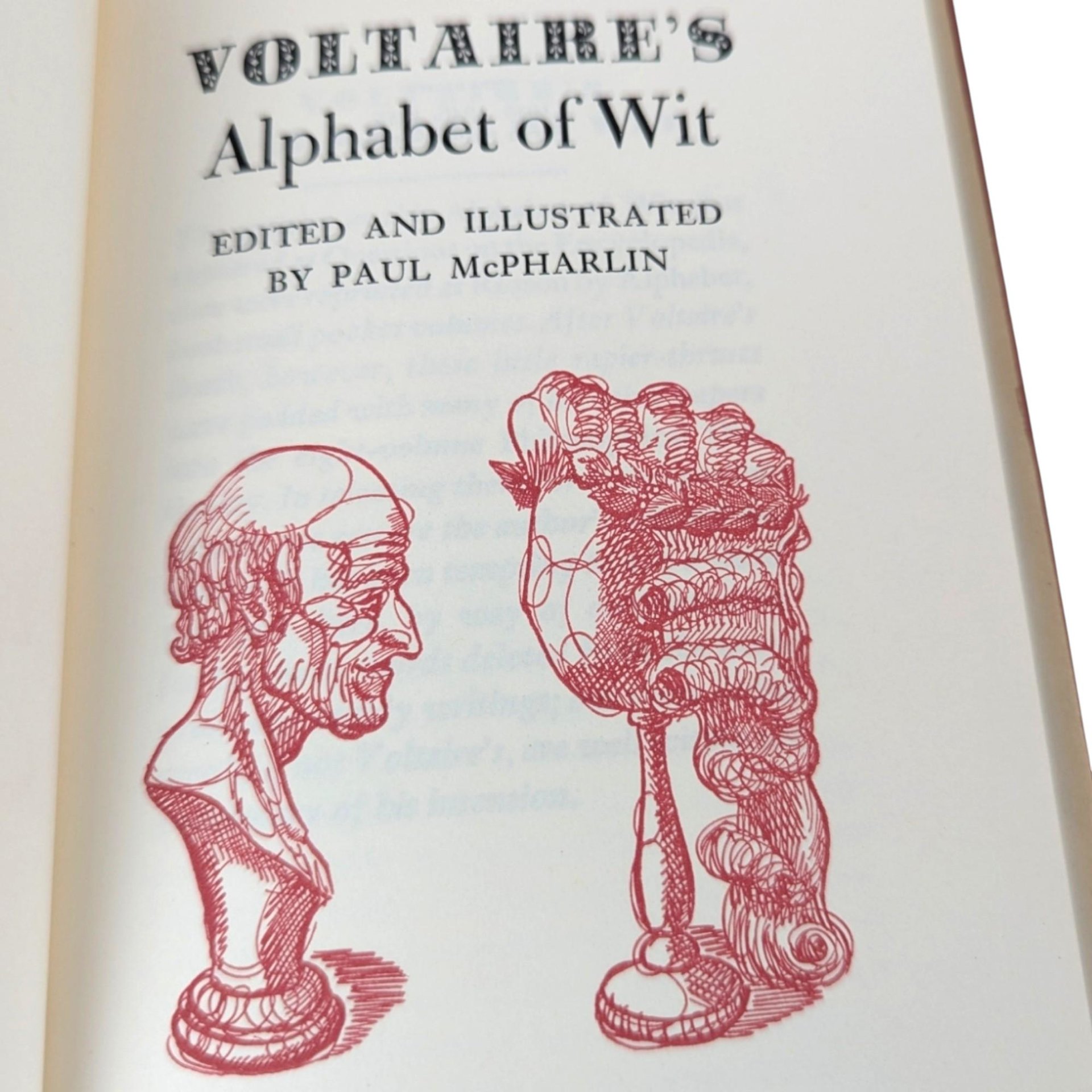 Voltaire's Alphabet of Wit: 1955 Hardcover Book of French Humor