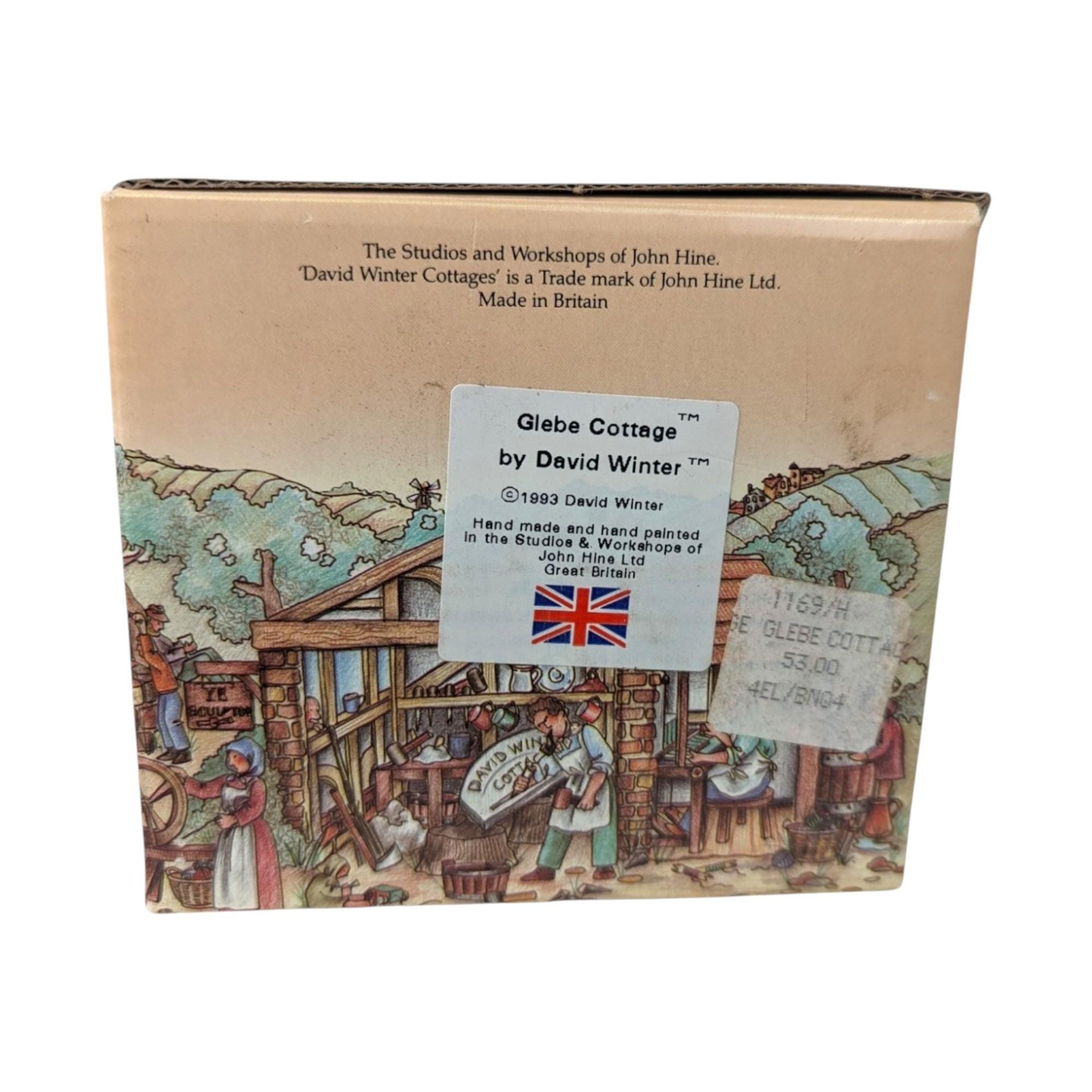 1993 David Winter Cottage "Glebe Cottage" | with COA and Original Box | Vintage Collectible
