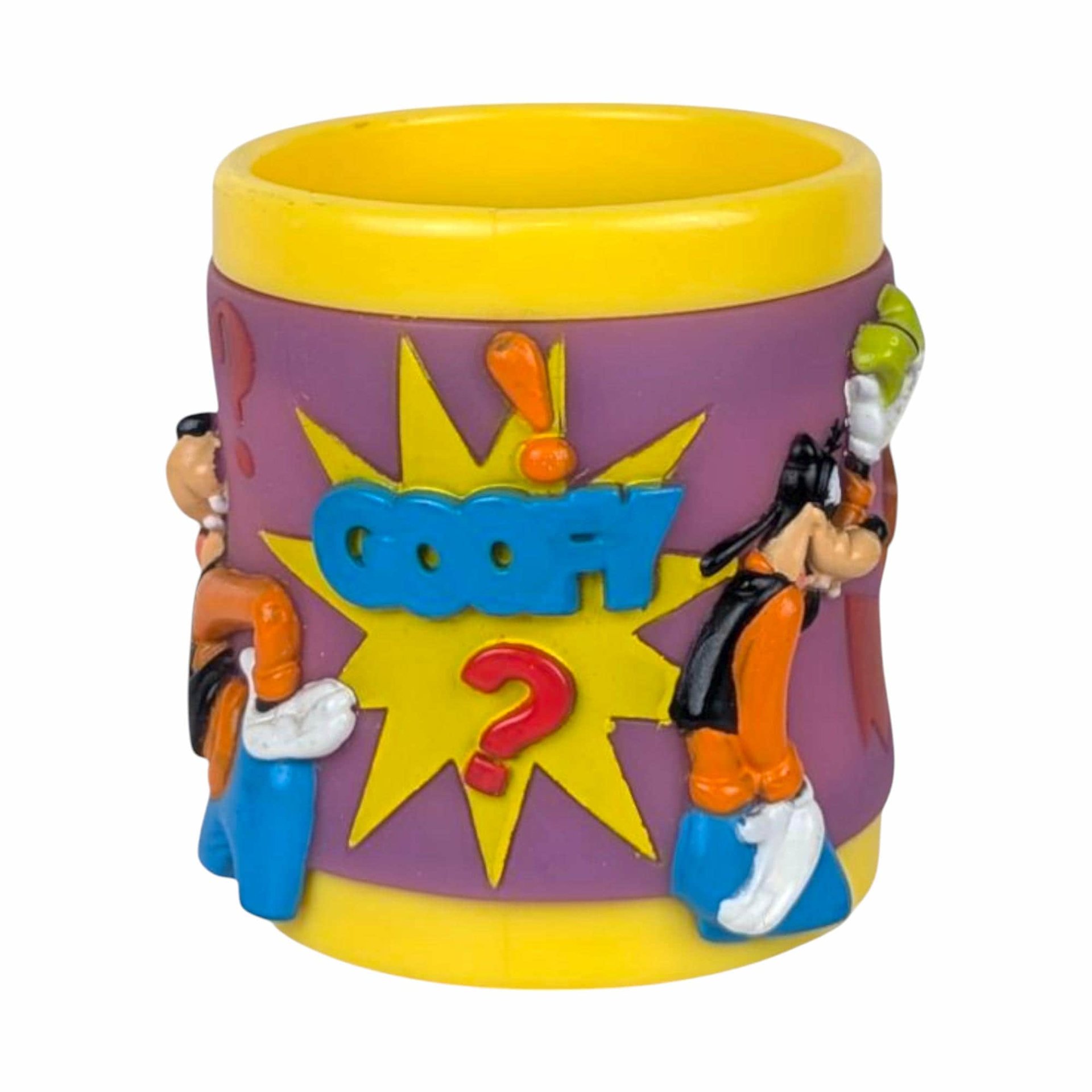 Vintage Goofy Plastic Handled Cup Disney Cartoon Character Drinkware