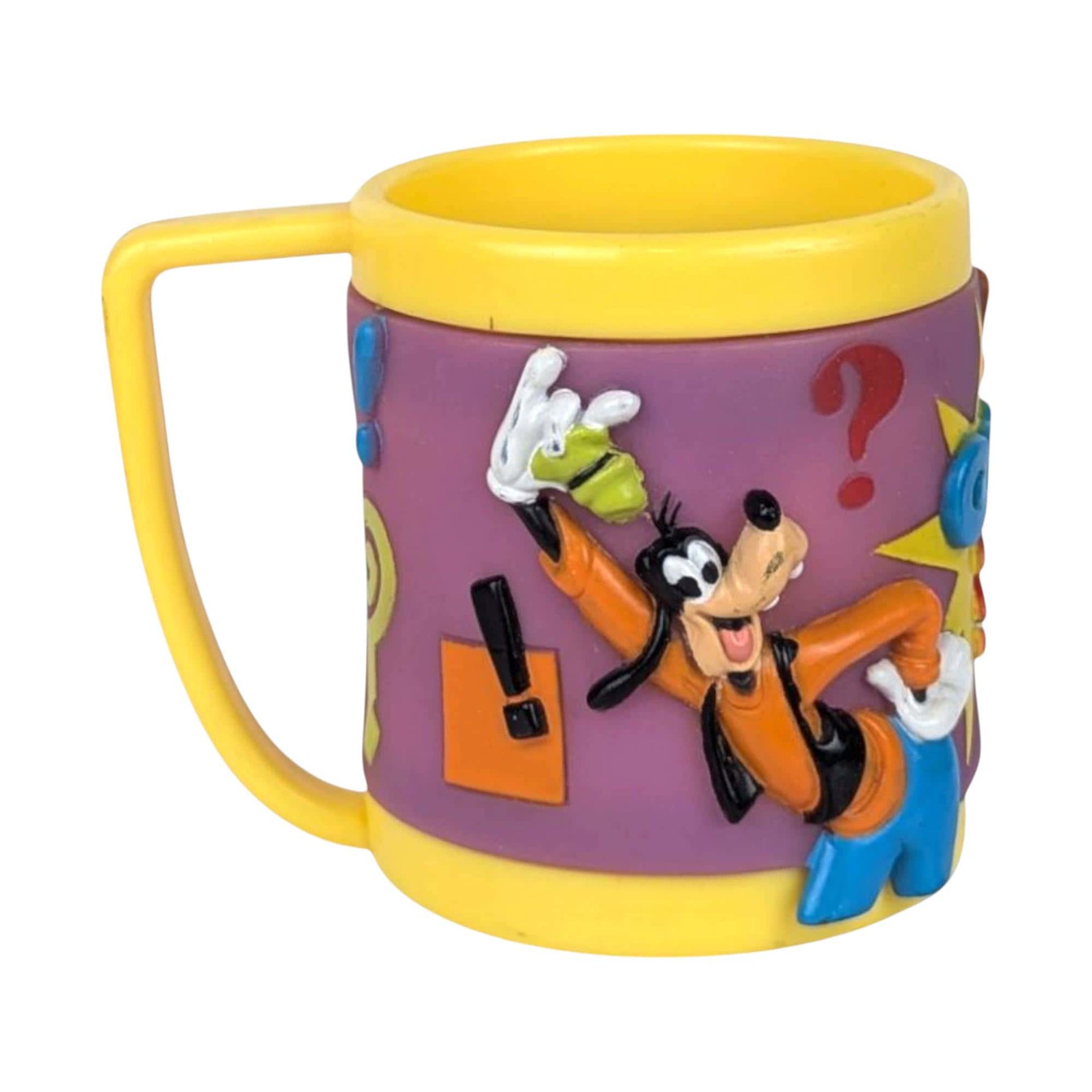 Vintage Goofy Plastic Handled Cup Disney Cartoon Character Drinkware