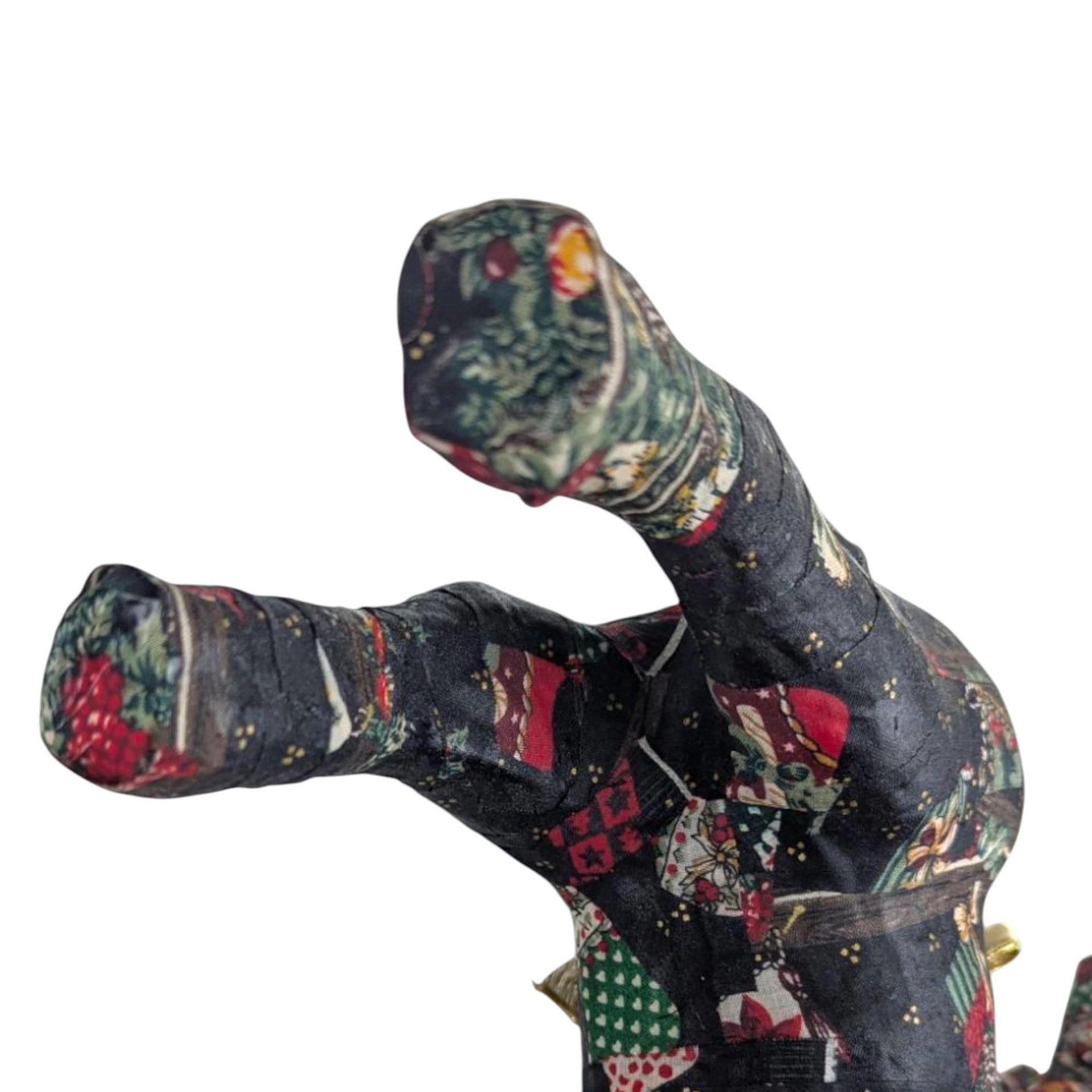 Vintage Paper Mache Reindeer Pair Holiday Figurines Christmas Mantel Decor Gift for Collector