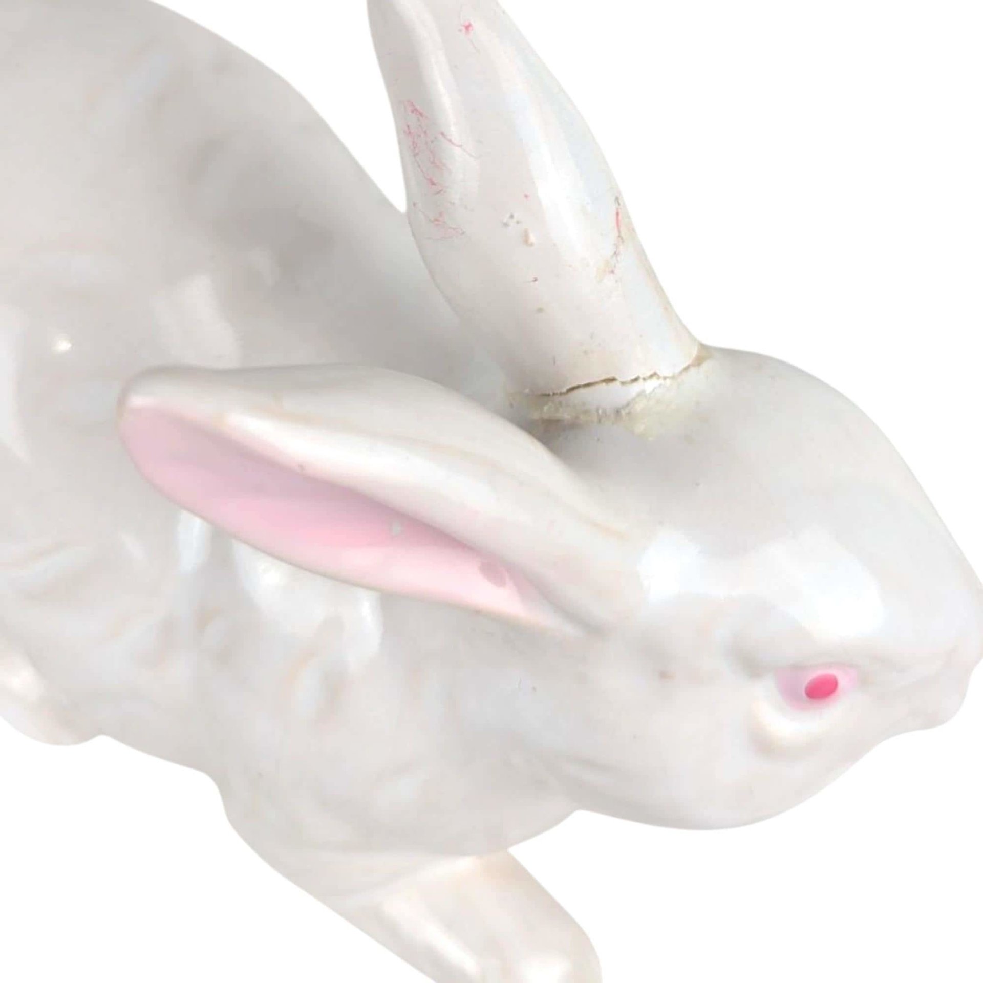 Vintage Rosenthal Netter Ceramic Bunny Pair, Figurine, Spring Decor, Gift for Rabbit Lover