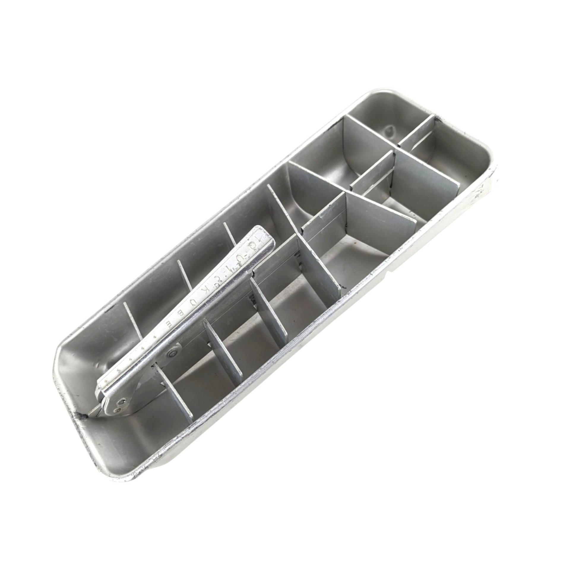 Vintage Quickcube Aluminum Ice Cube Tray | Mid-Century Barware | Cocktail Enthusiast Gift | Retro Kitchen Decor