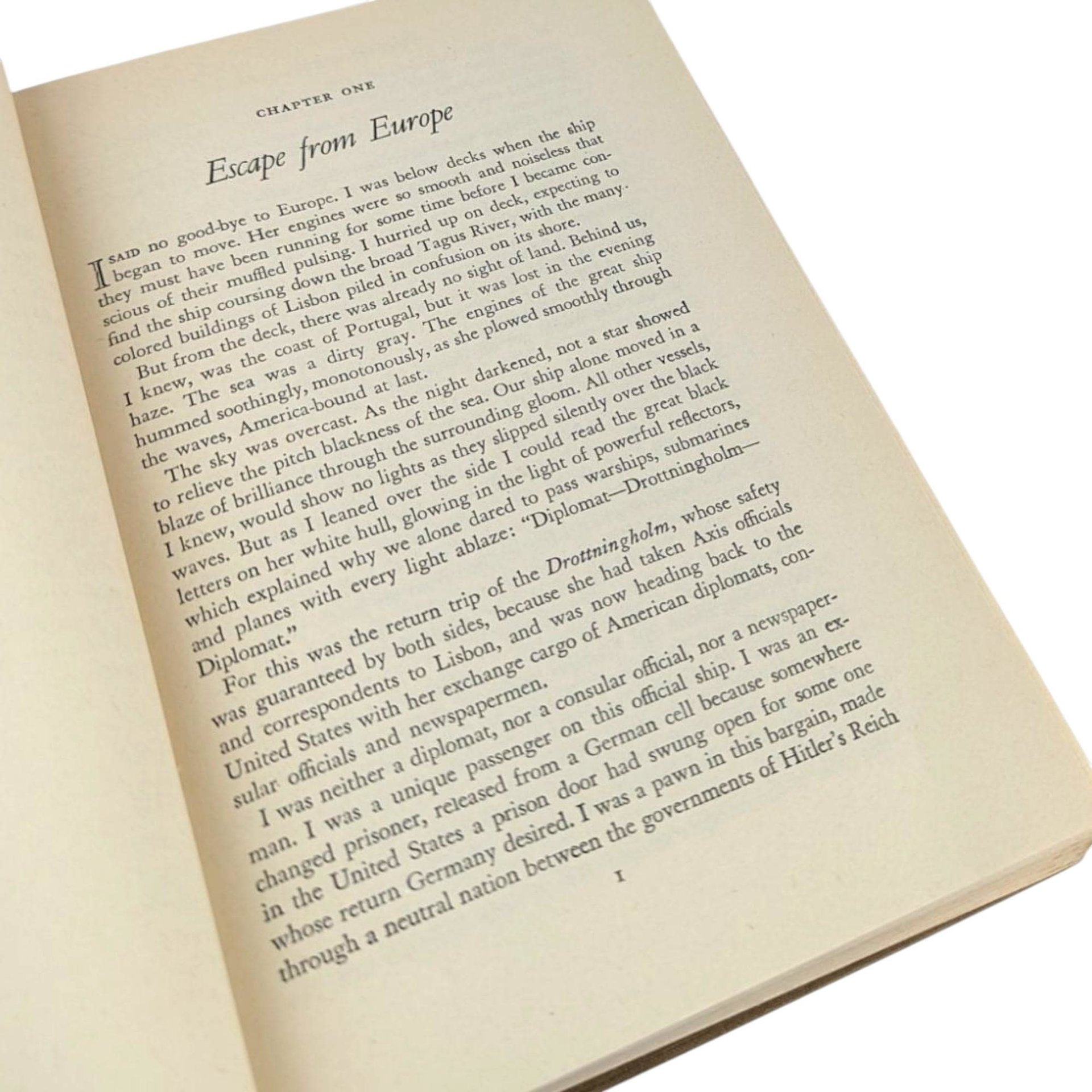 1943 Paris Underground Book Etta Shiber WWII Resistance Memoir Historical Literature Gift for History Buffs
