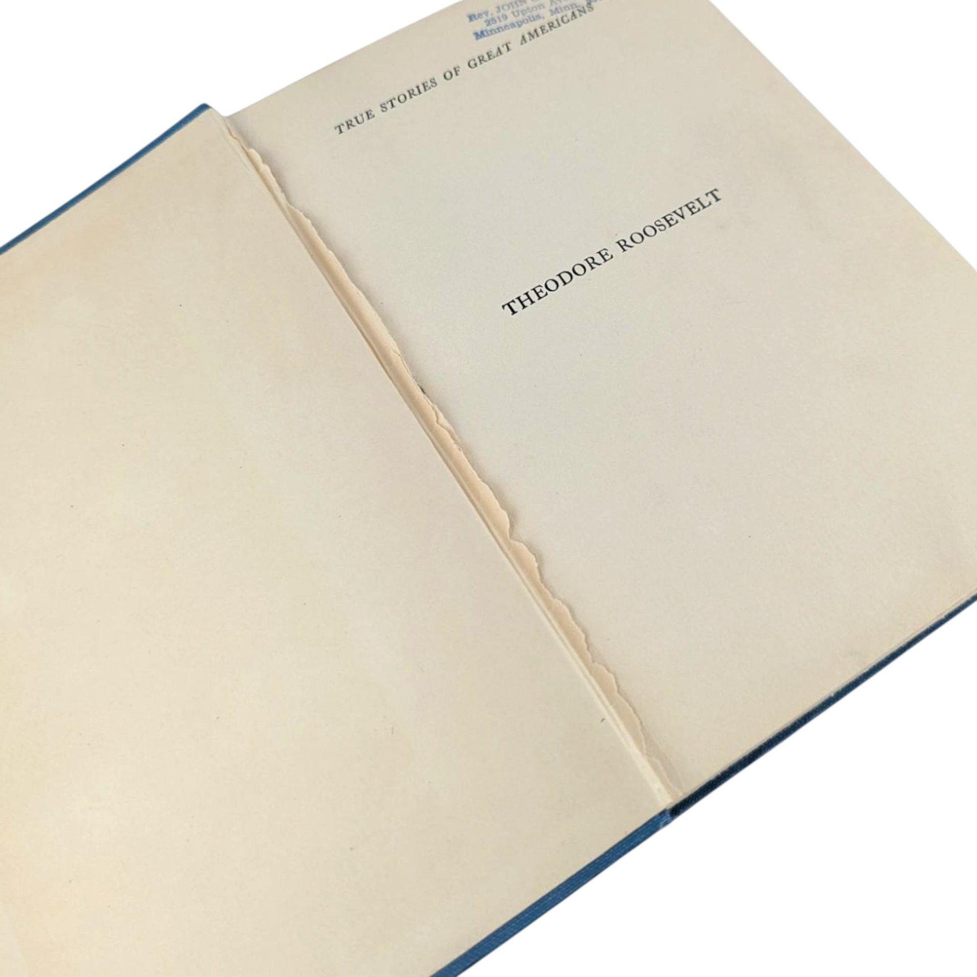 1920 Theodore Roosevelt Biography, Edmund Lester Pearson, Historical Book, Gift for History Buffs