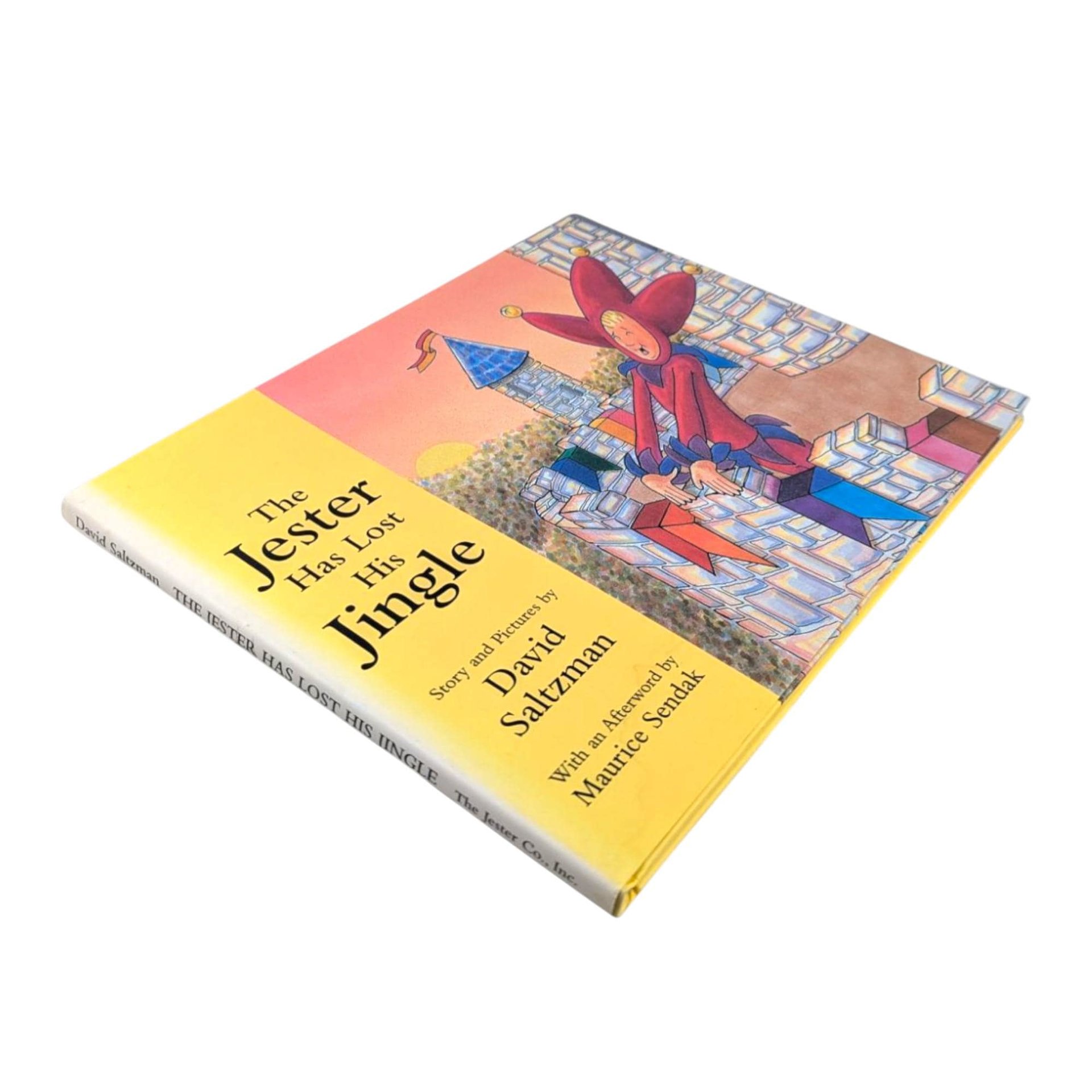1995 Jester Has Lost His Jingle Book, David Saltzman, Maurice Sendak Afterword, Vintage Children's Story, Gift for Kids