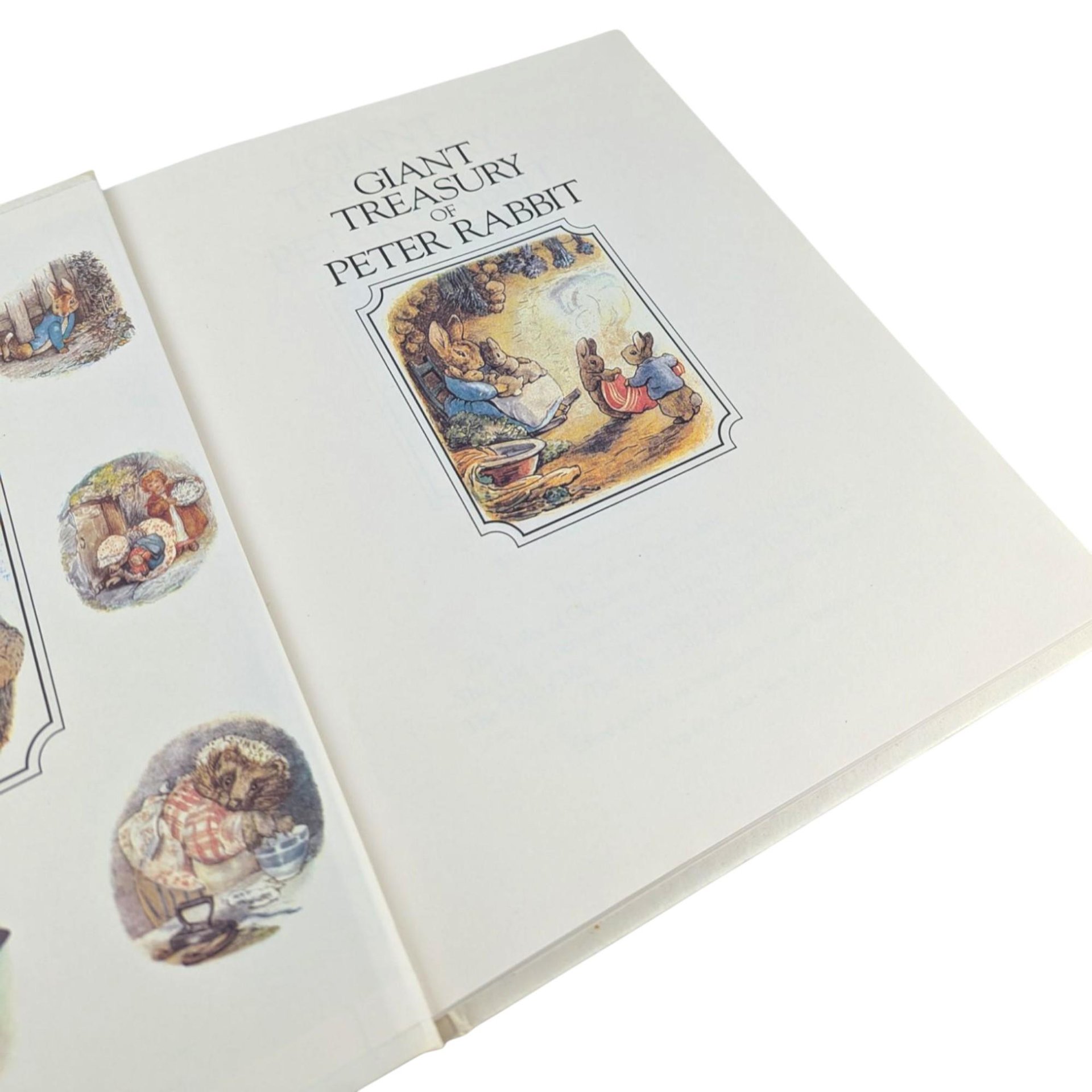 1980 Giant Treasury Peter Rabbit, Beatrix Potter Hardcover, Vintage Children's Book, Nursery Decor, Gift for Baby