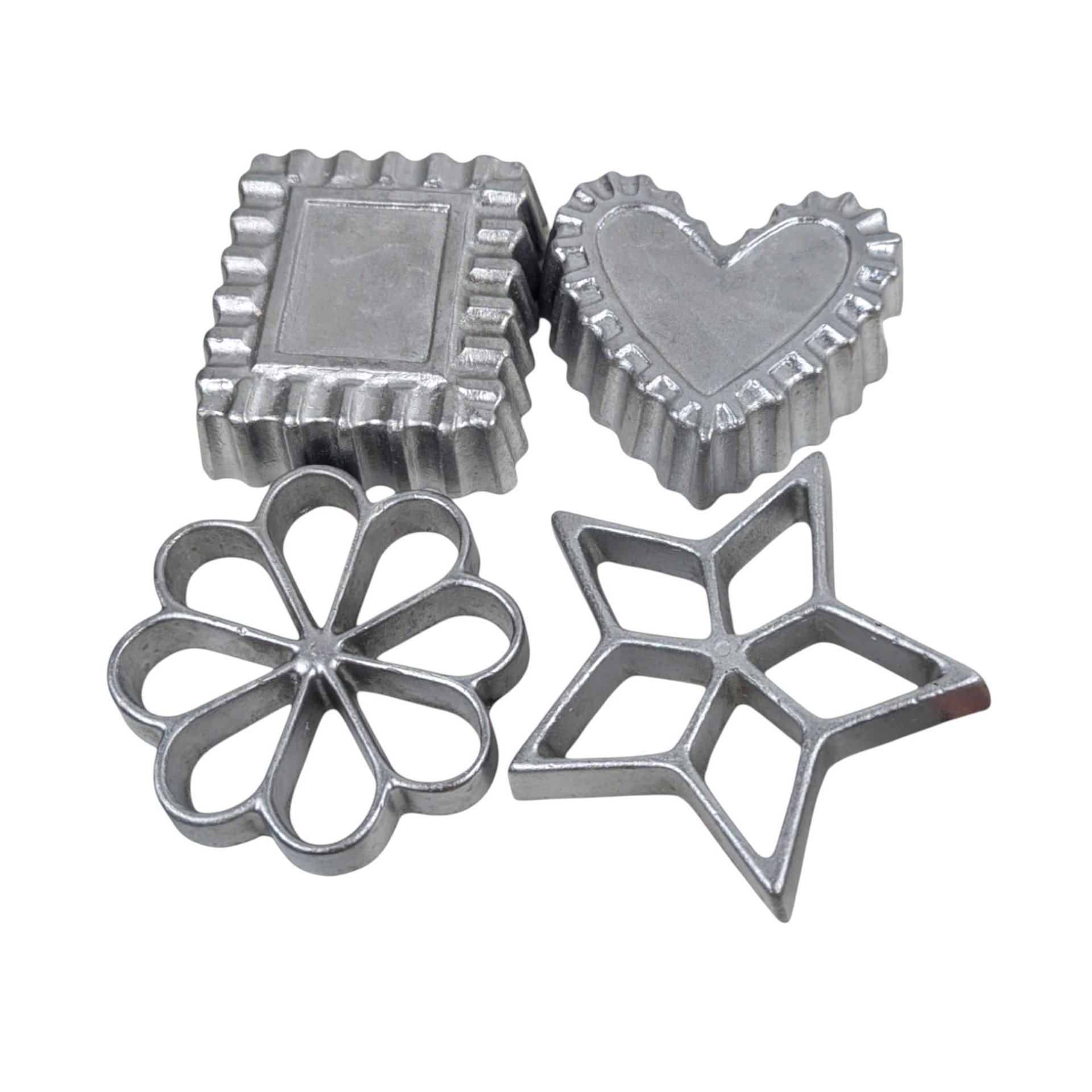 Vintage Nordic Ware Rosette & Timbale Iron Set: Scandinavian Cookie Molds
