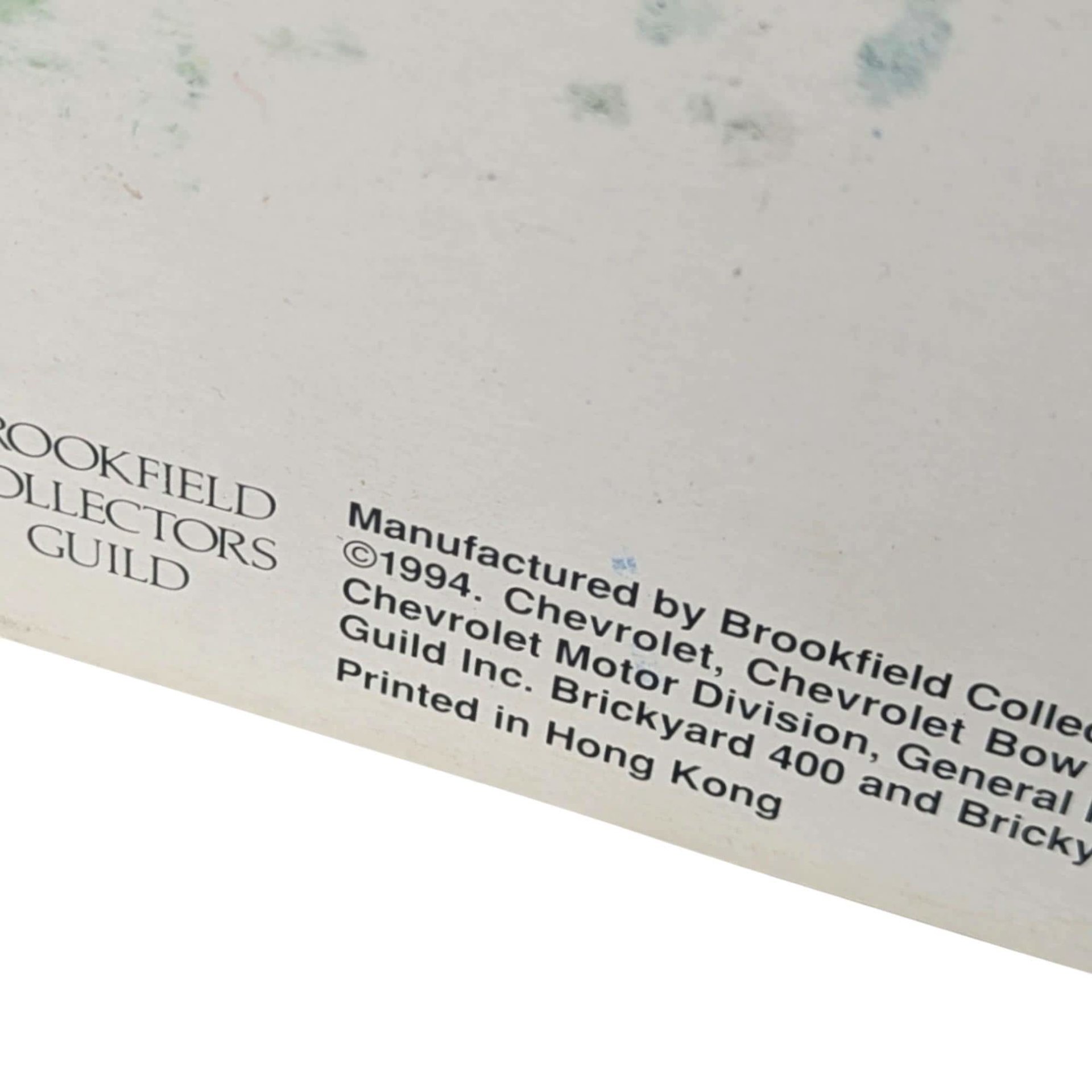 Vintage 1994 Chevrolet Suburban Truck Bank: Brookfield Brickyard 400 NASCAR Diecast