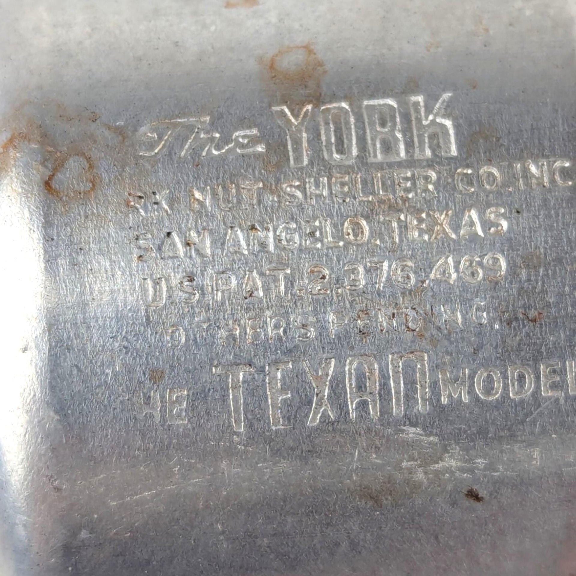 Vintage York Texan Nut Sheller Tool with Picks, Whole Nut Meat Removal, Farmhouse Kitchen Decor, Gift for Foodie