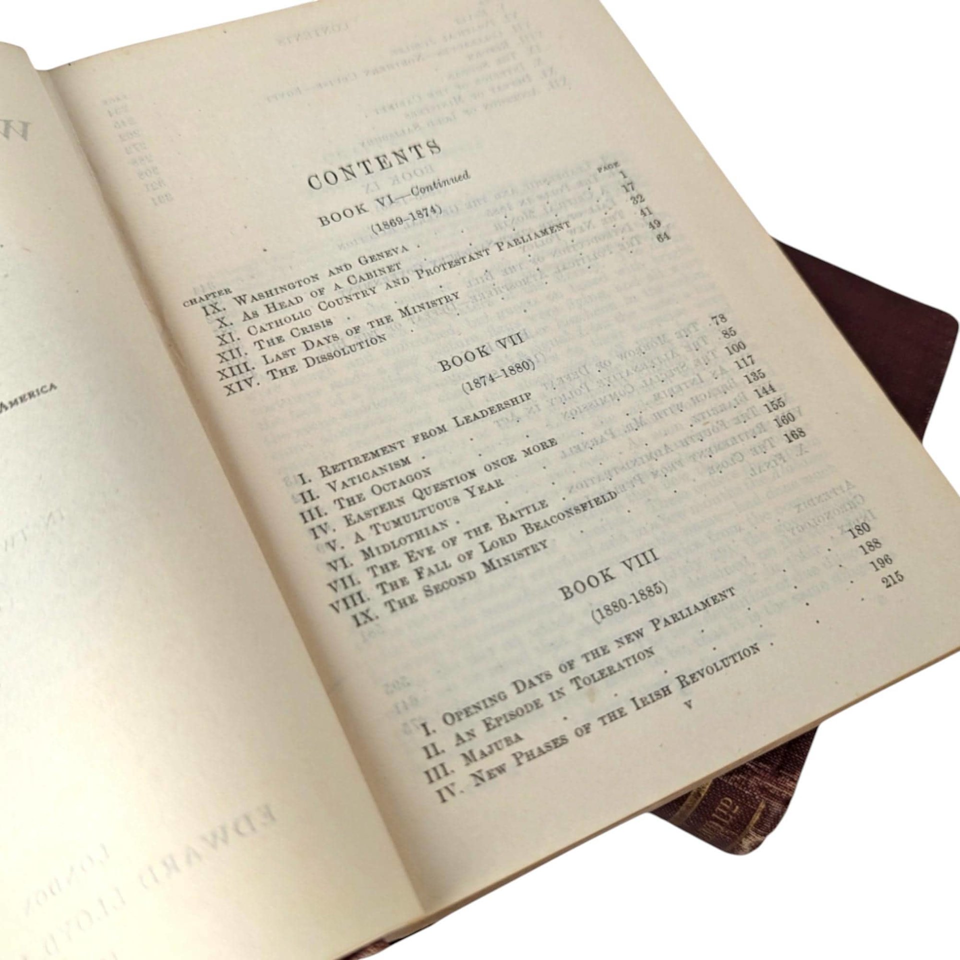 1908 Life of Gladstone: Antique Biography, 2-Volume Set
