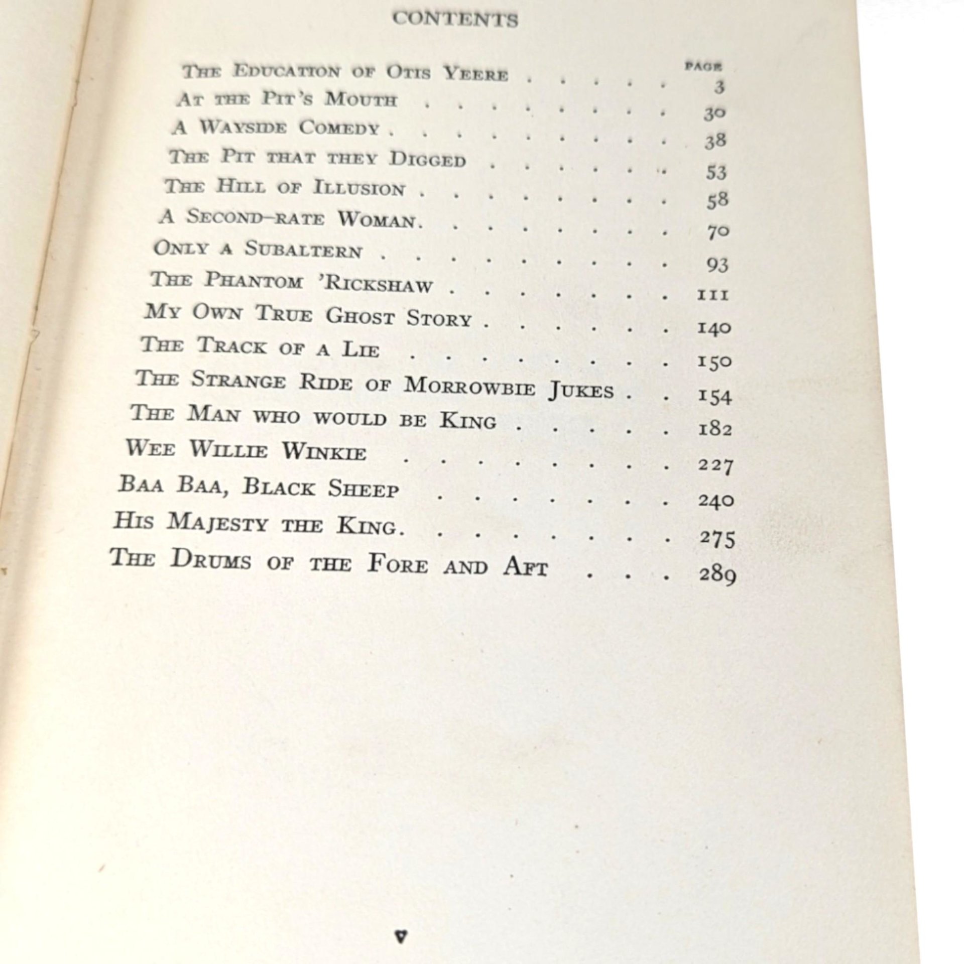 1916 Rudyard Kipling British India Short Stories - Antique Hardcover Book