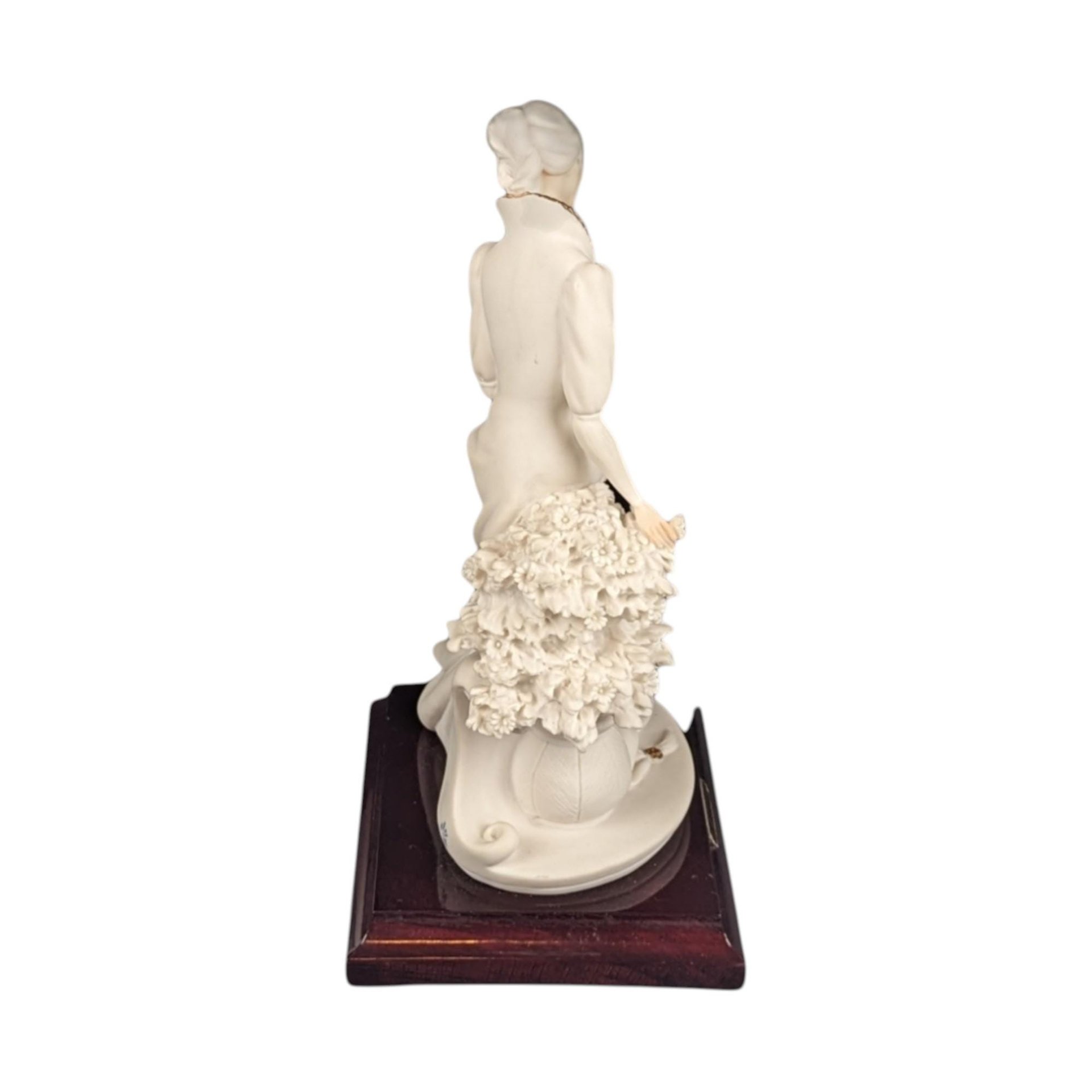 Vintage Capodimonte Maternity Statue by Armani: 1980s Italian Porcelain Art