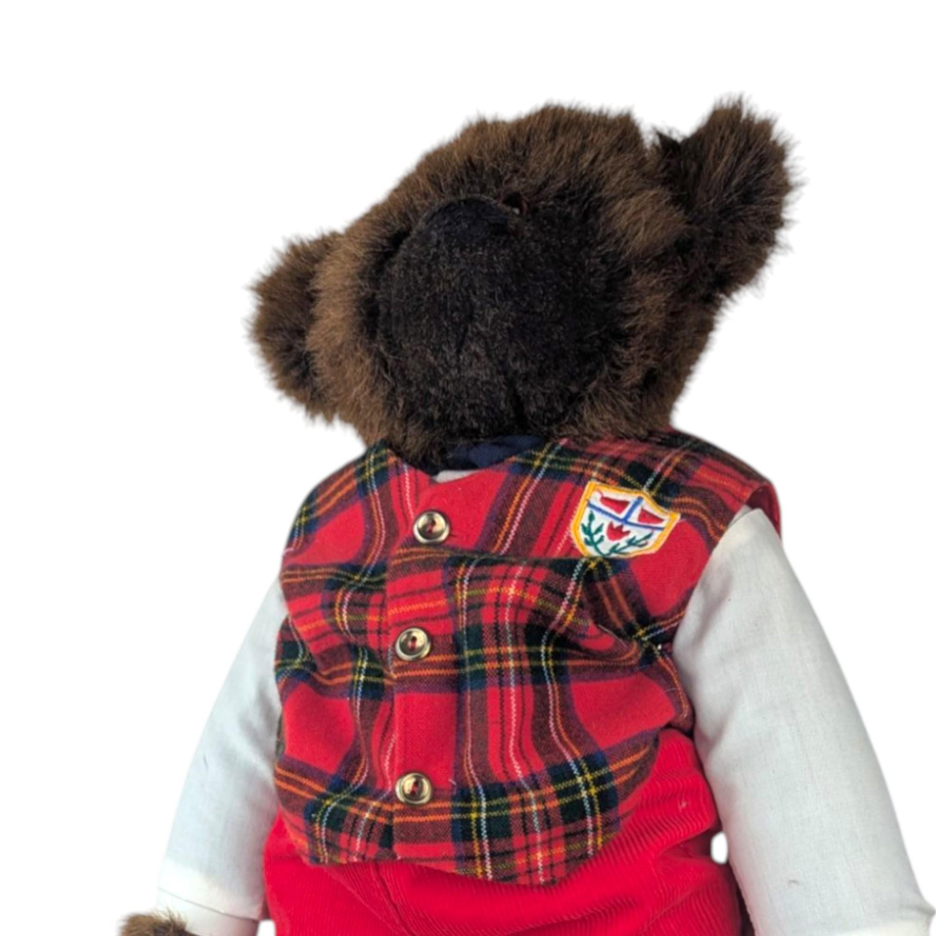Handmade Artist Teddy Bear "Ted Edward": Collectible OOAK Plush Stuffed Animal