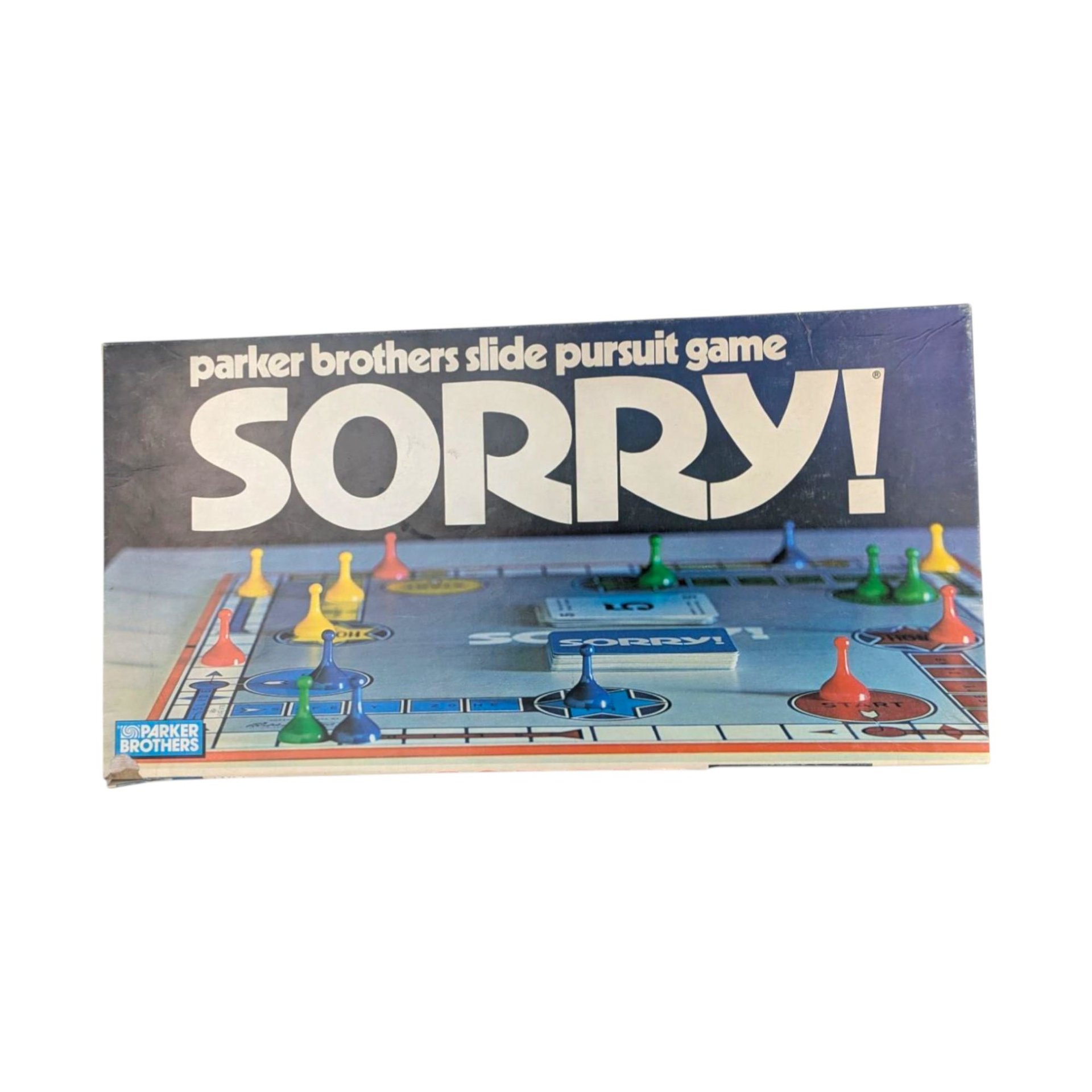 Vintage 1972 Sorry! Game: Complete Parker Brothers Family Board Game