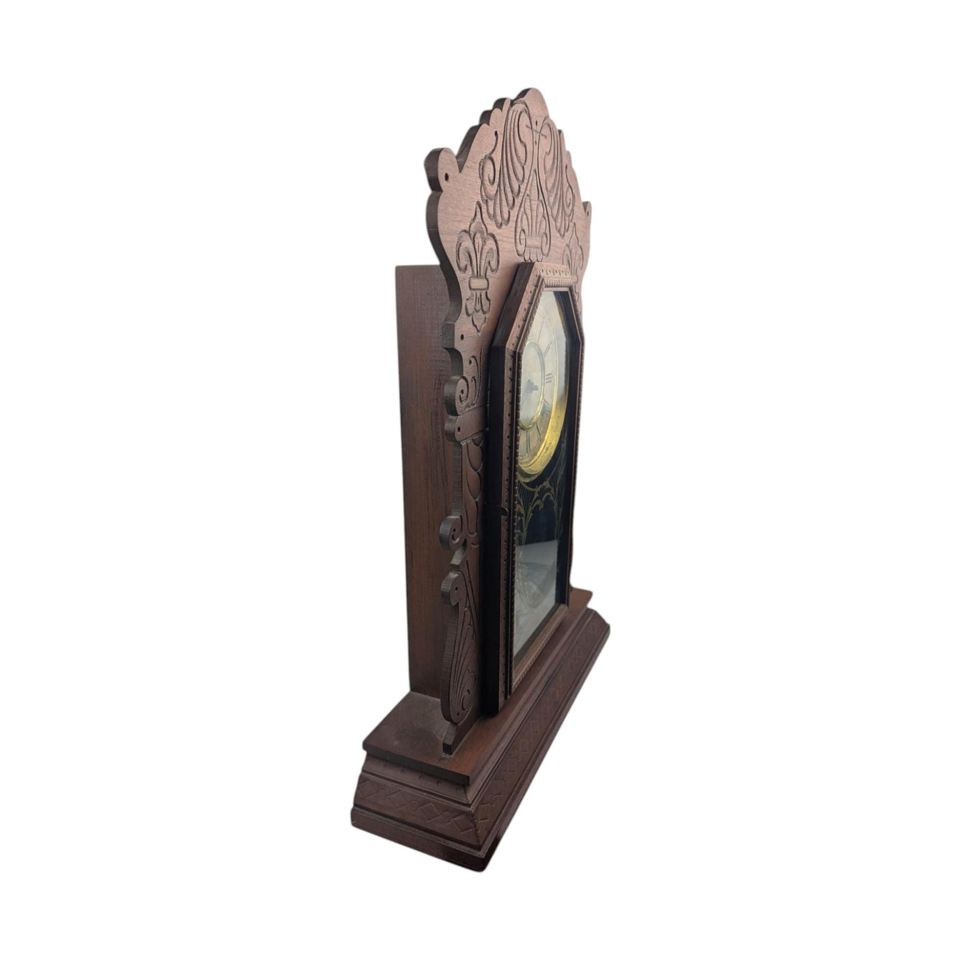 Antique Waterbury Gingerbread Clock: For Parts/Repair