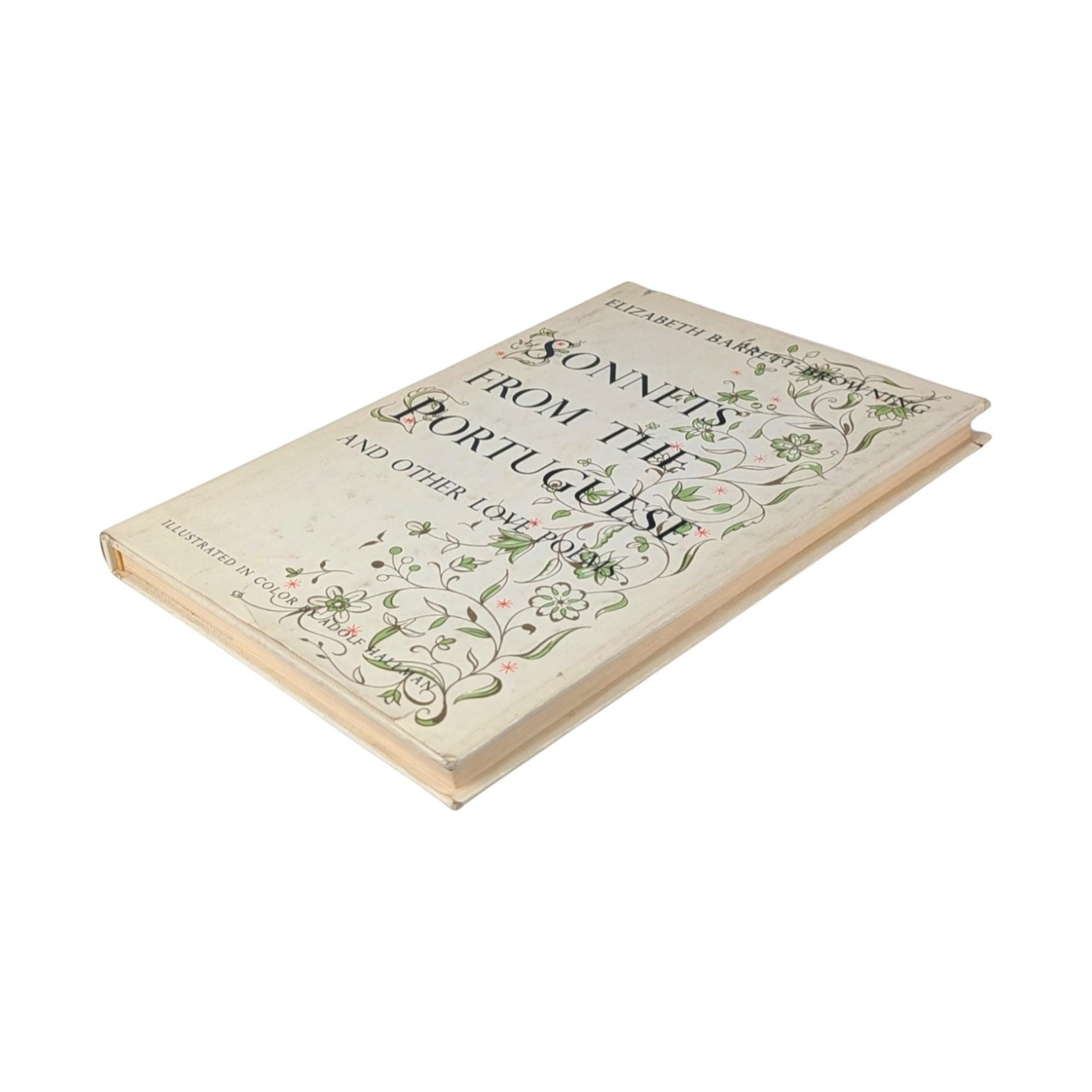 1954 Sonnets from the Portuguese: Illustrated Love Poems, Collectible Hardcover