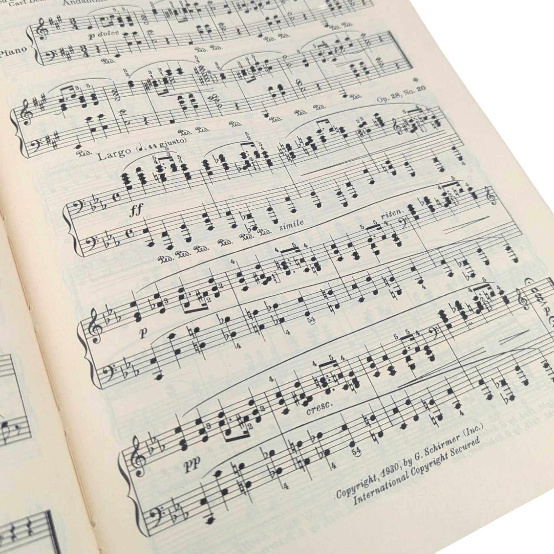 1936 Piano Solos Sheet Music Book: Vintage G. Schirmer Collection