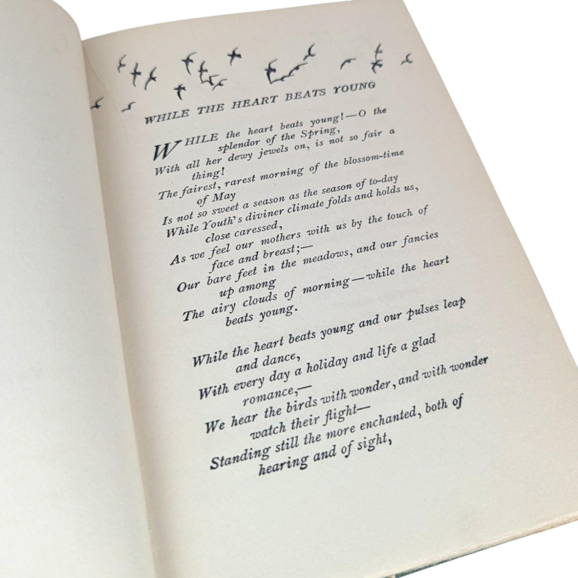 1920s James Whitcomb Riley Poetry: Blue Ribbon Books Hardcover